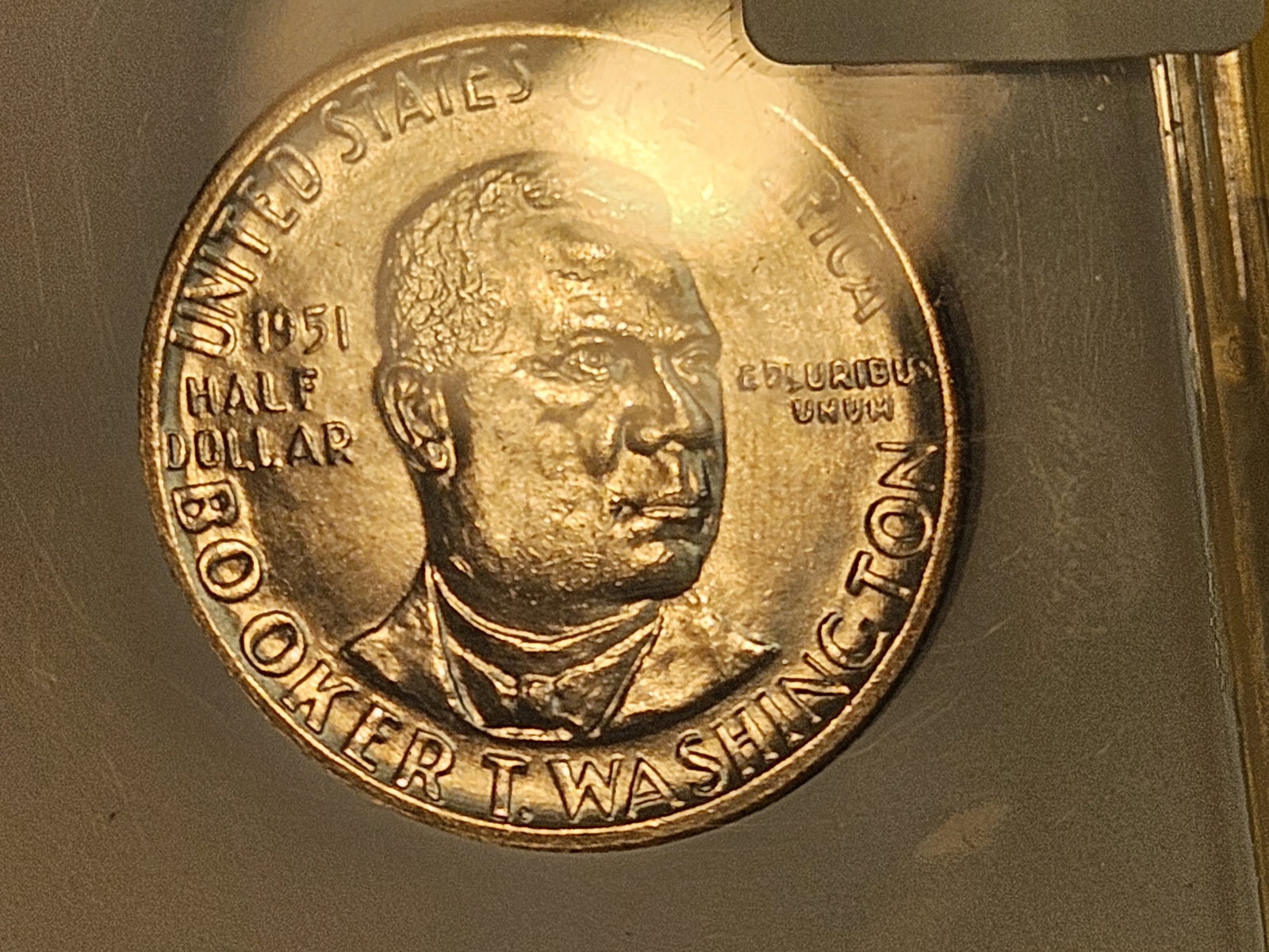 GEM Brilliant Uncirculated 1951 Commemorative silver Half Dollar - 3