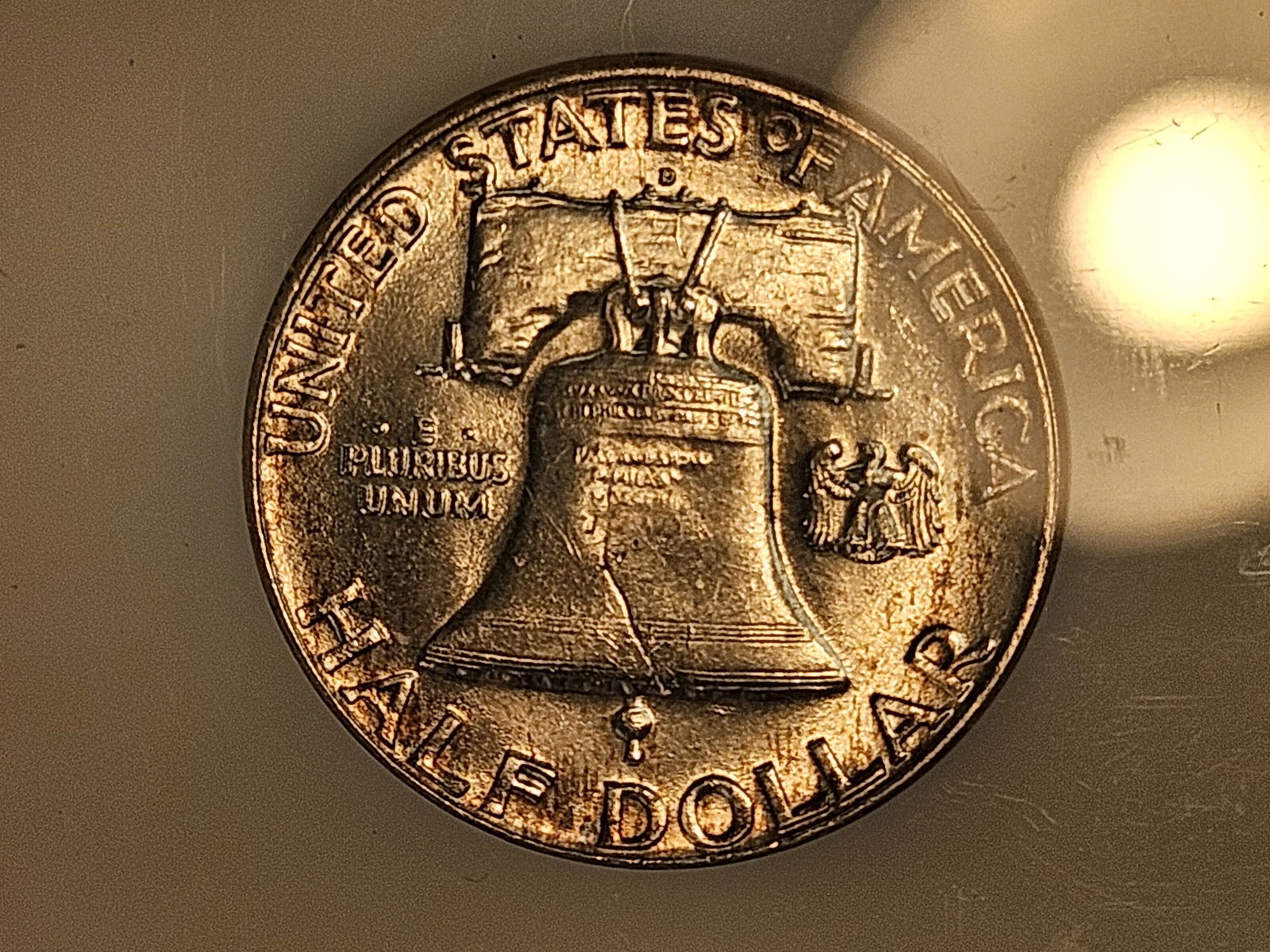 Choice Brilliant Uncirculated plus 1954-D Franklin Half Dollar - 4