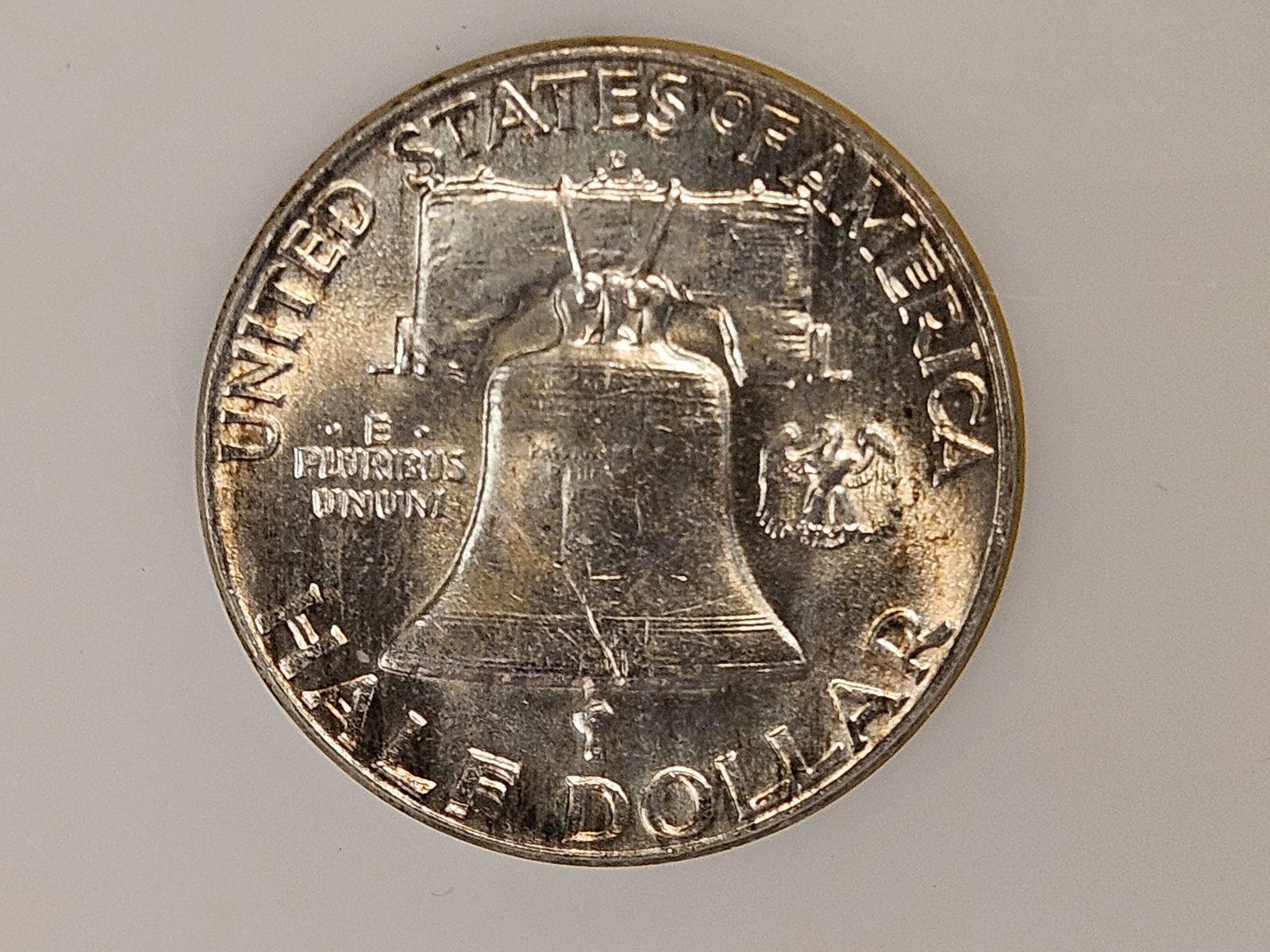 Choice Brilliant Uncirculated plus 1954-D Franklin Half Dollar - 5
