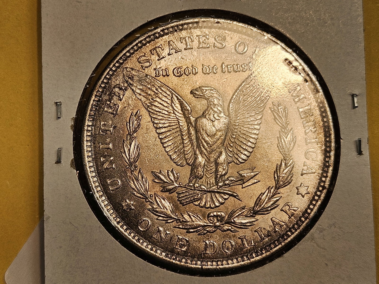 Brilliant Uncirculated 1921 Morgan silver Dollar - 3