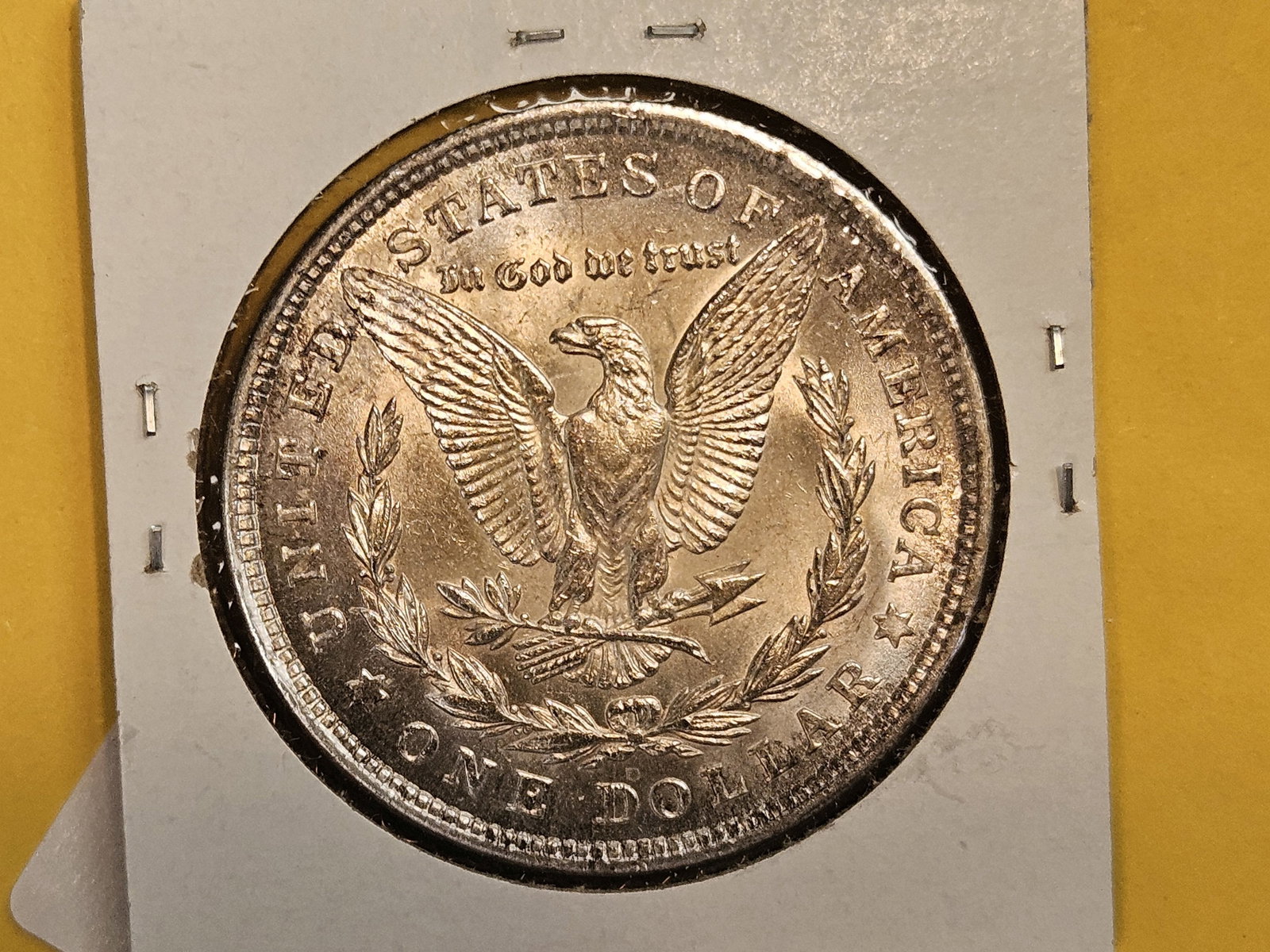 Brilliant Uncirculated 1921 Morgan silver Dollar - 4