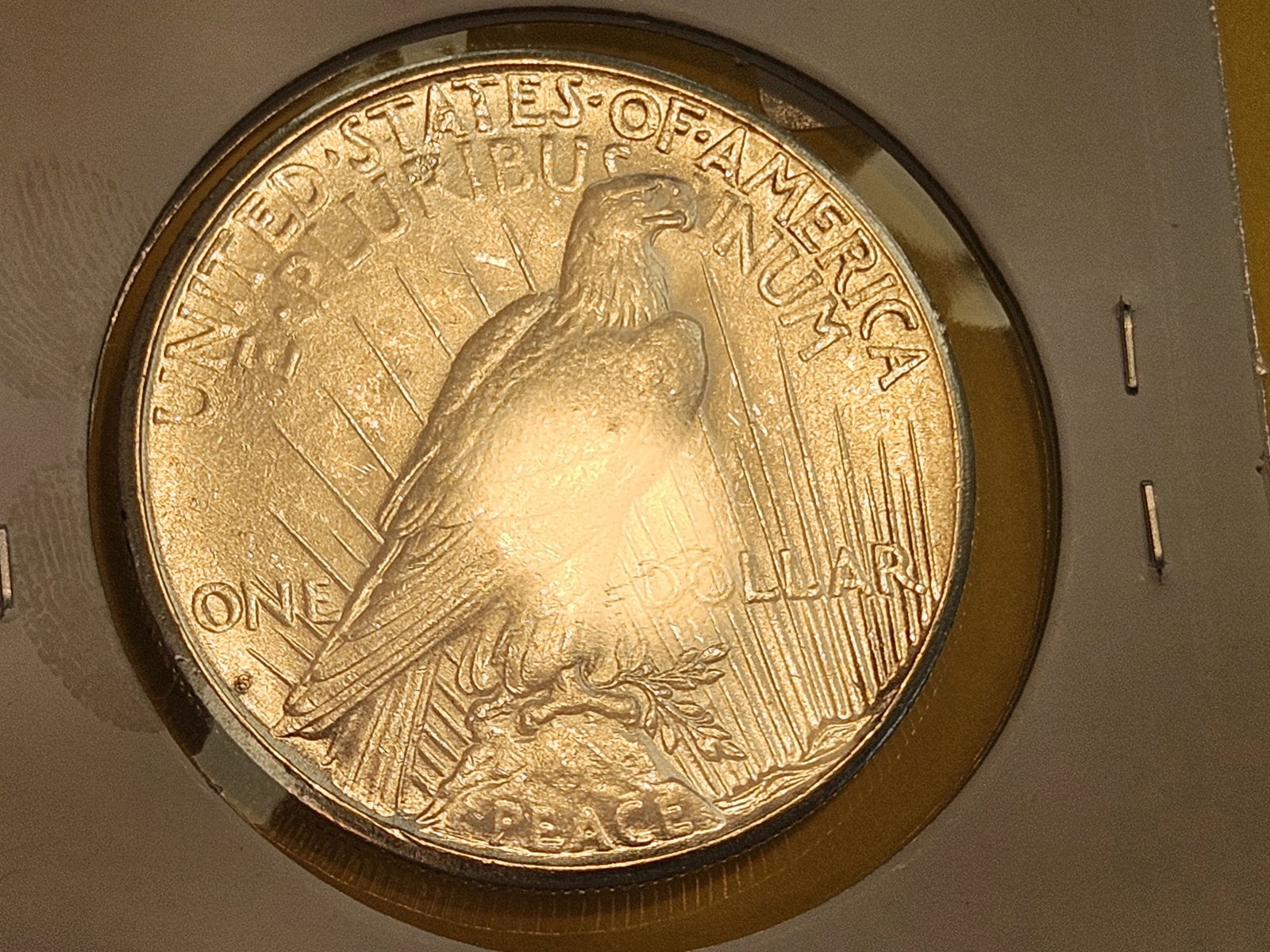 * Key Grade! Choice Brilliant Uncirculated 1924-S Peace silver Dollar - 7