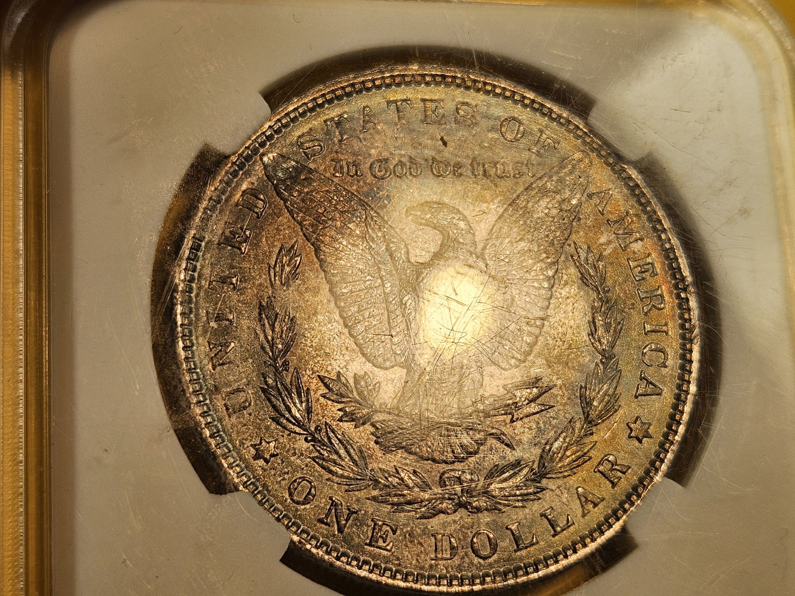 Choice Brilliant Uncirculated 1889 Morgan Silver Dollar - 6