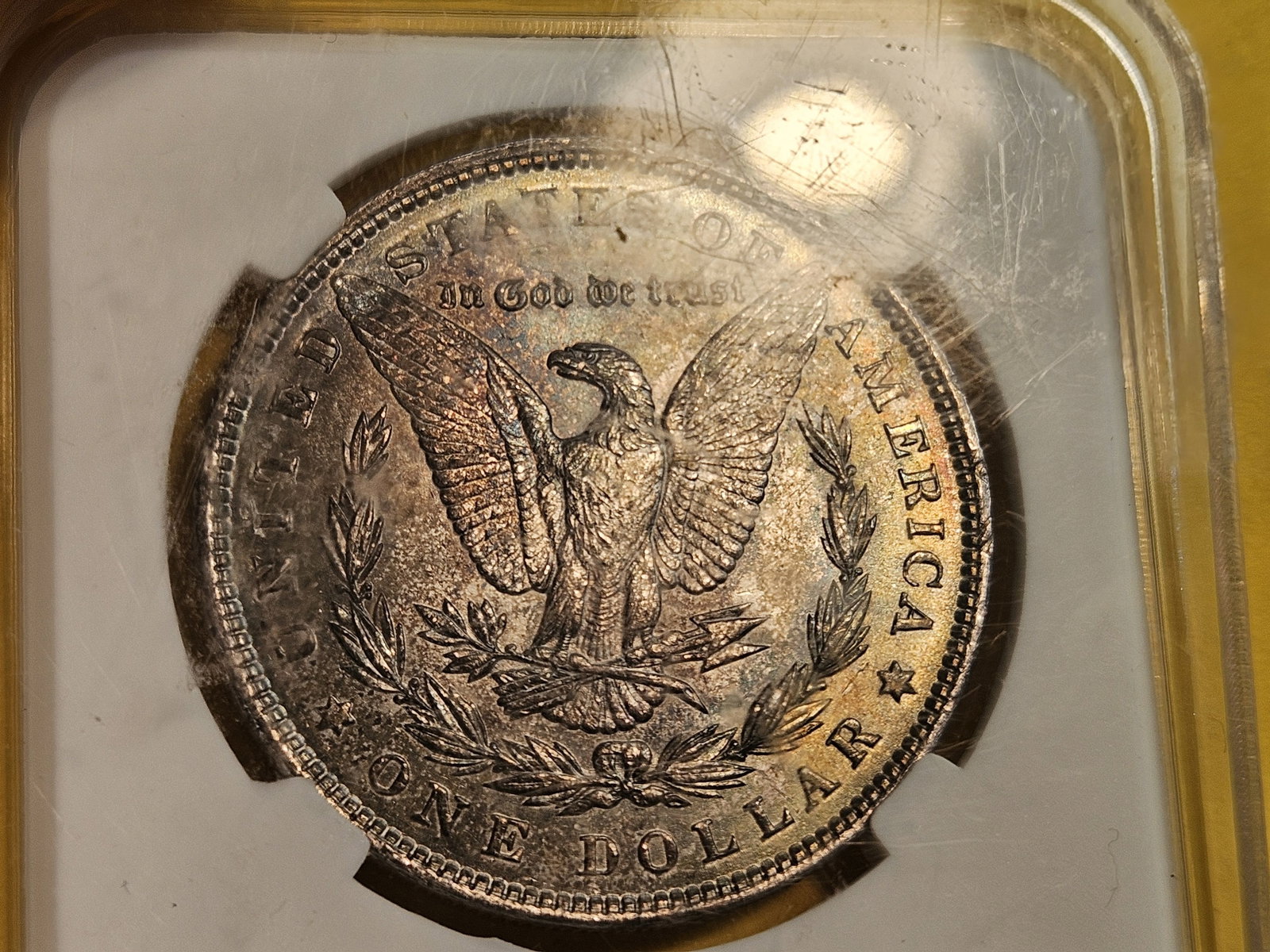 Choice Brilliant Uncirculated 1889 Morgan Silver Dollar - 7