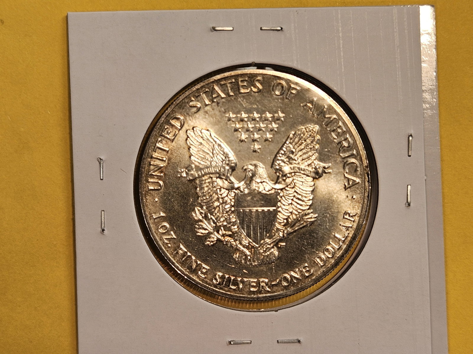GEM Brilliant Uncirculated 1989 American Silver Eagle - 3