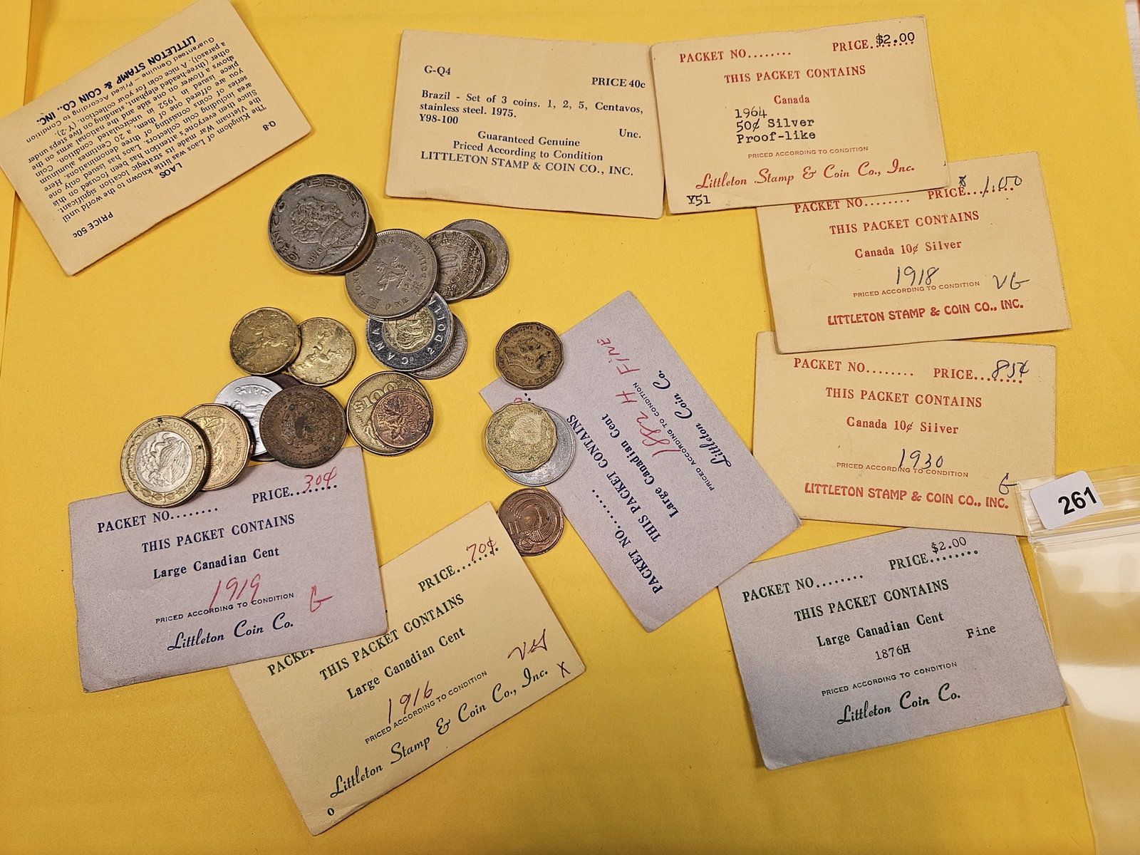 Small bag of mixed world coins - 2