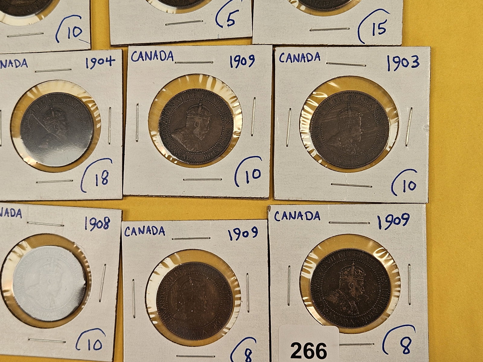 Twenty mixed Canada Large Cents - 7