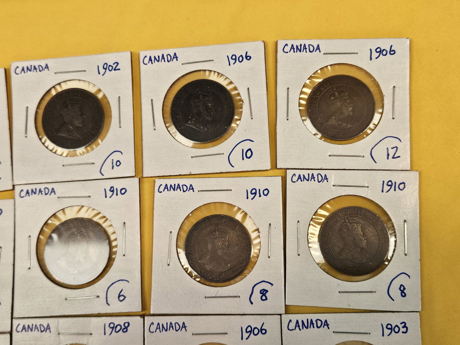 Twenty mixed Canada Large Cents - 4