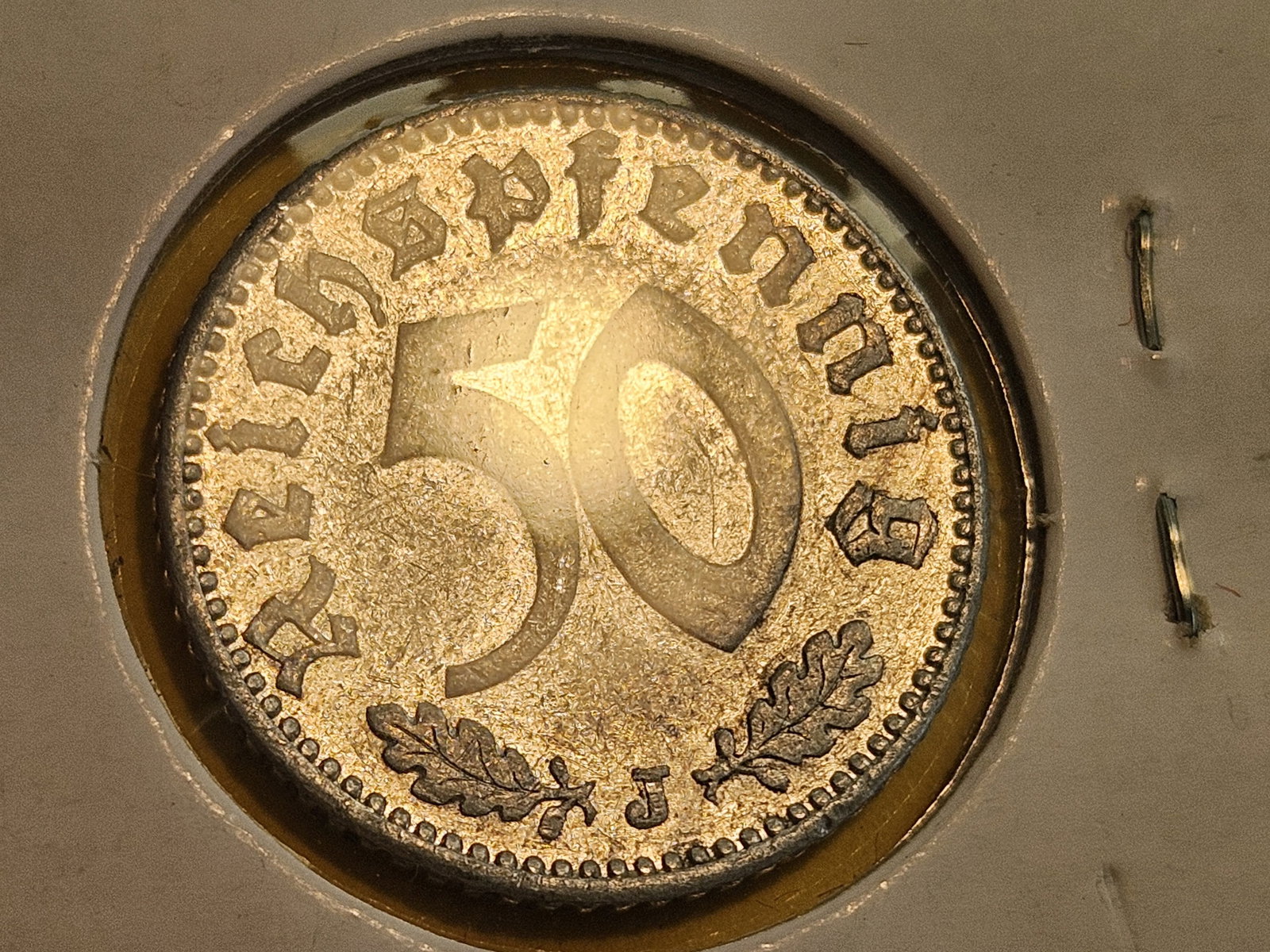 Key 1943-J Germany 50 reichspfennig - 6
