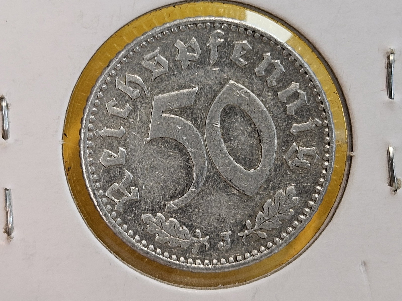 Key 1943-J Germany 50 reichspfennig - 8