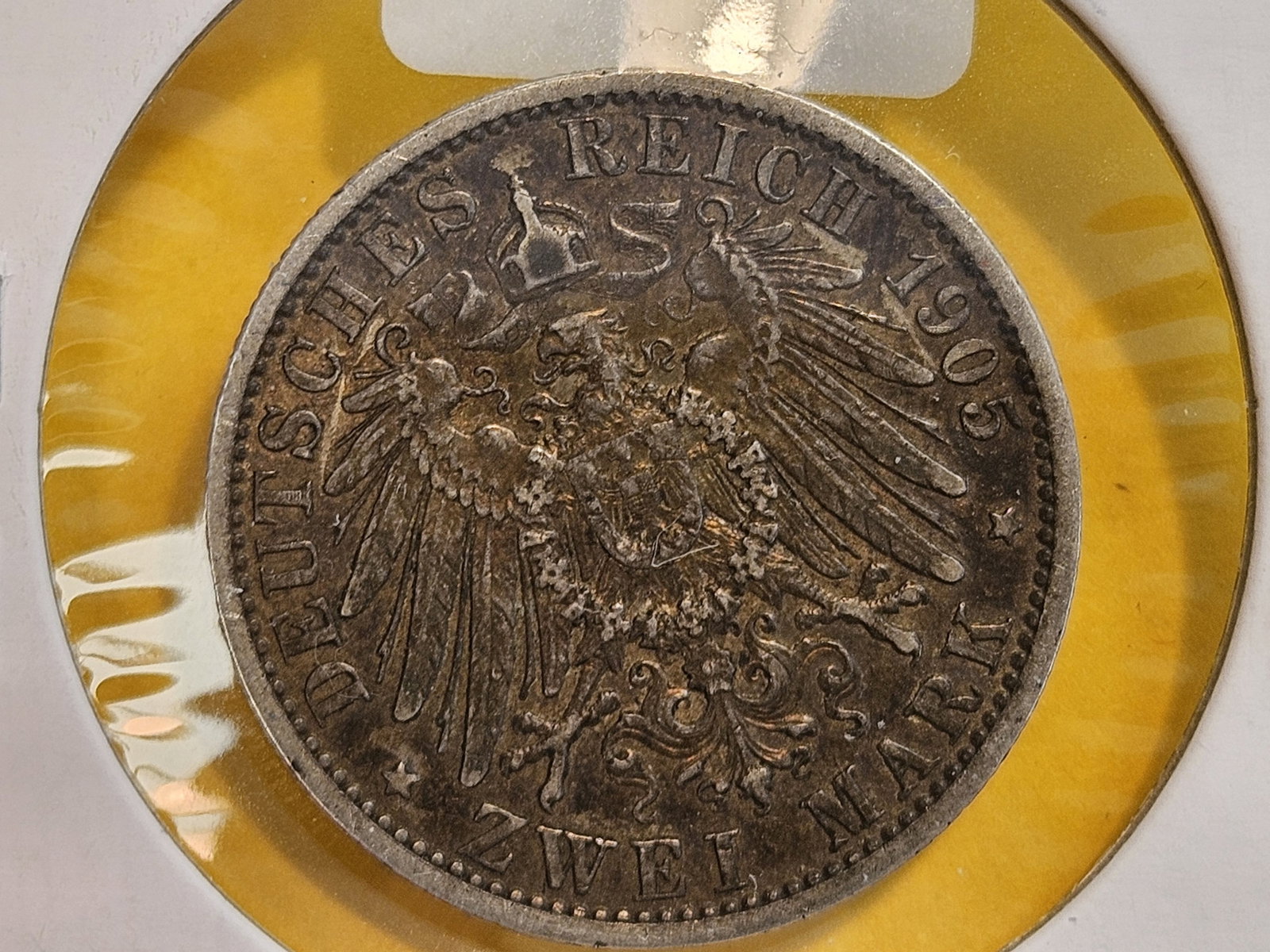 1905-A German States Prussia silver 2 mark - 4