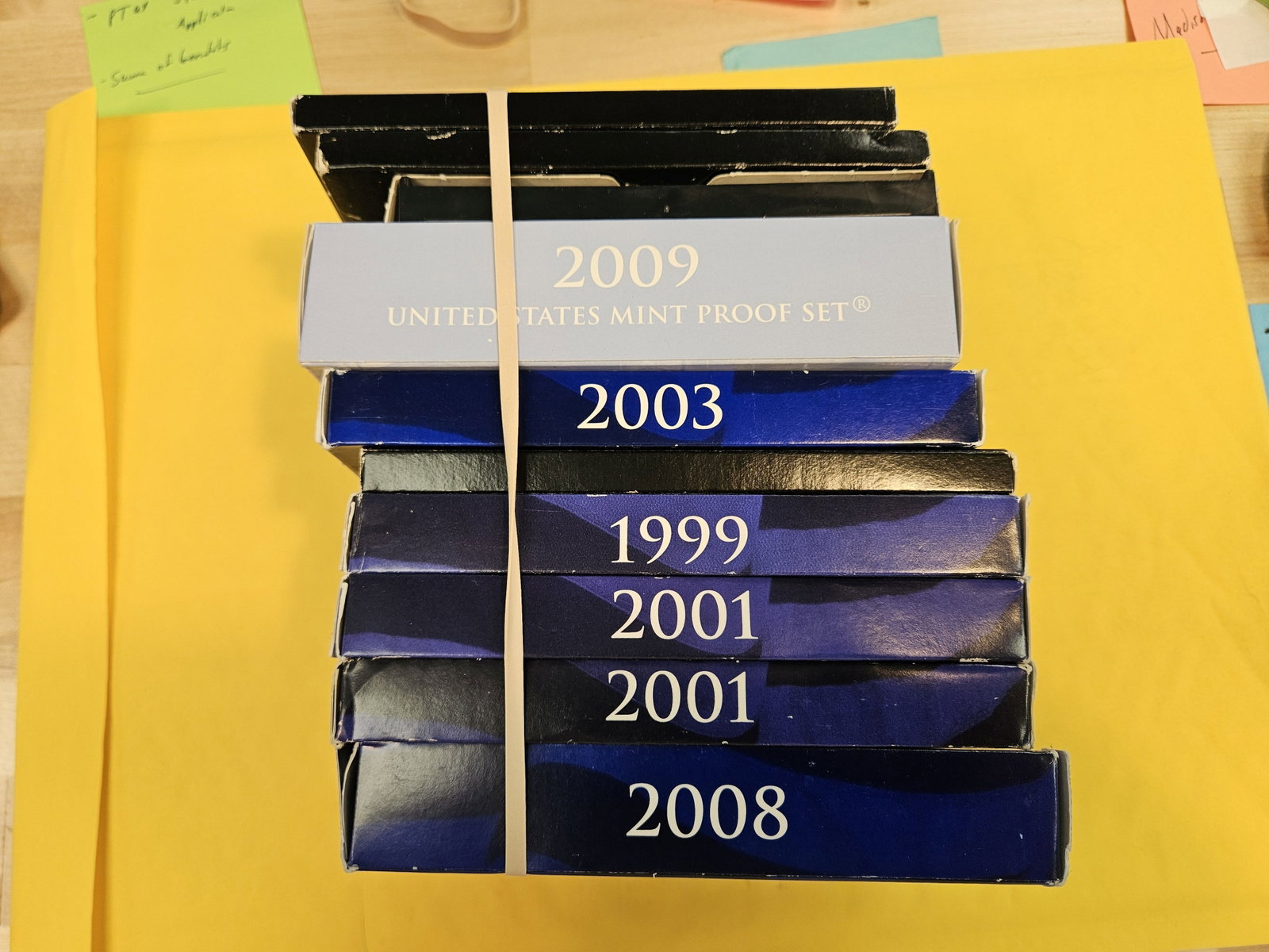 Ten mixed US Proof Sets - 2