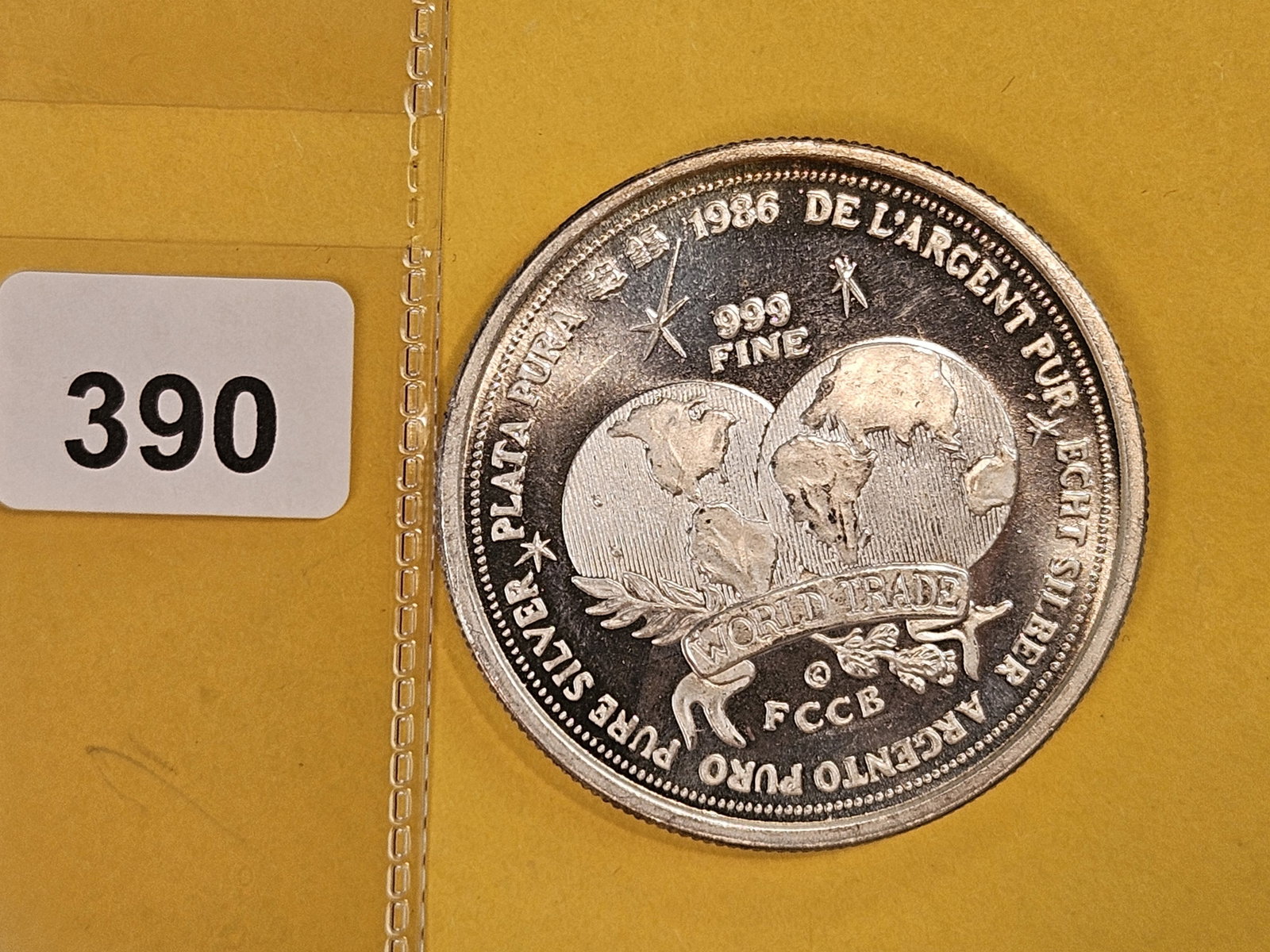 One Troy ounce .999 fine silver art round - 2