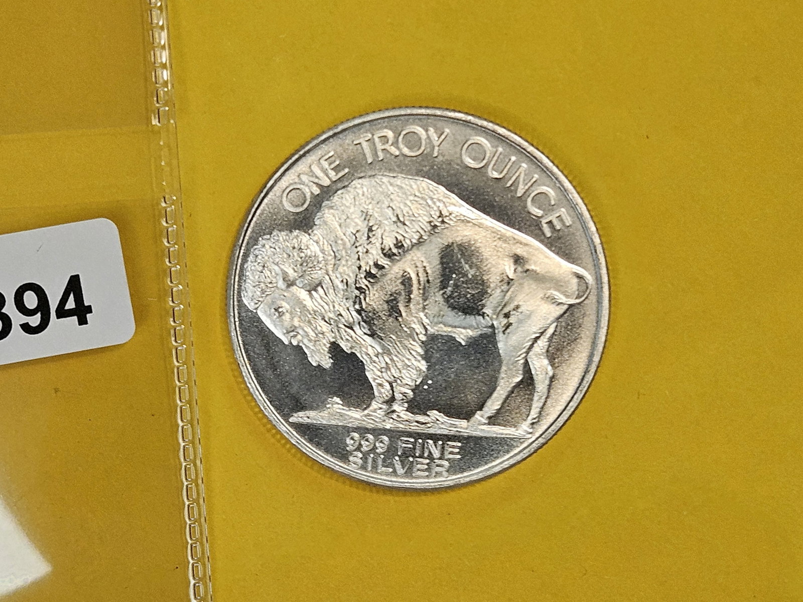 One Troy ounce .999 fine silver art round - 2