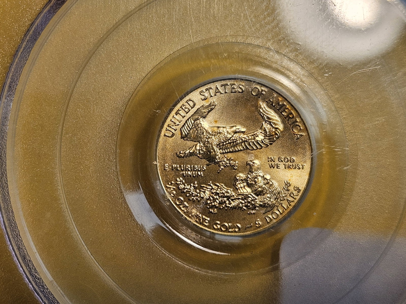 GOLD! PERFECT! PCGS 2011 American Gold Eagle $5 in Mint State 70 - 4