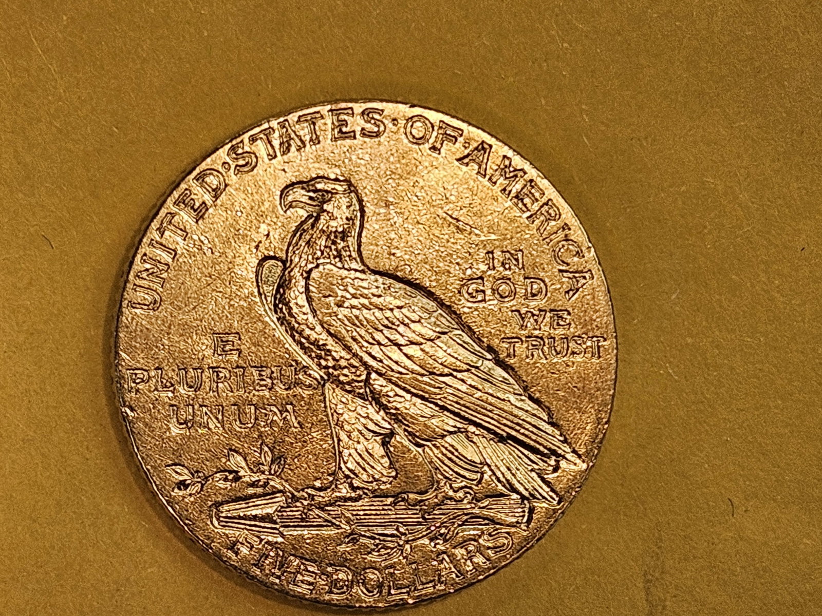 GOLD! Brilliant About Uncirculated 1908 Indian Head GOLD Five Dollars - 5