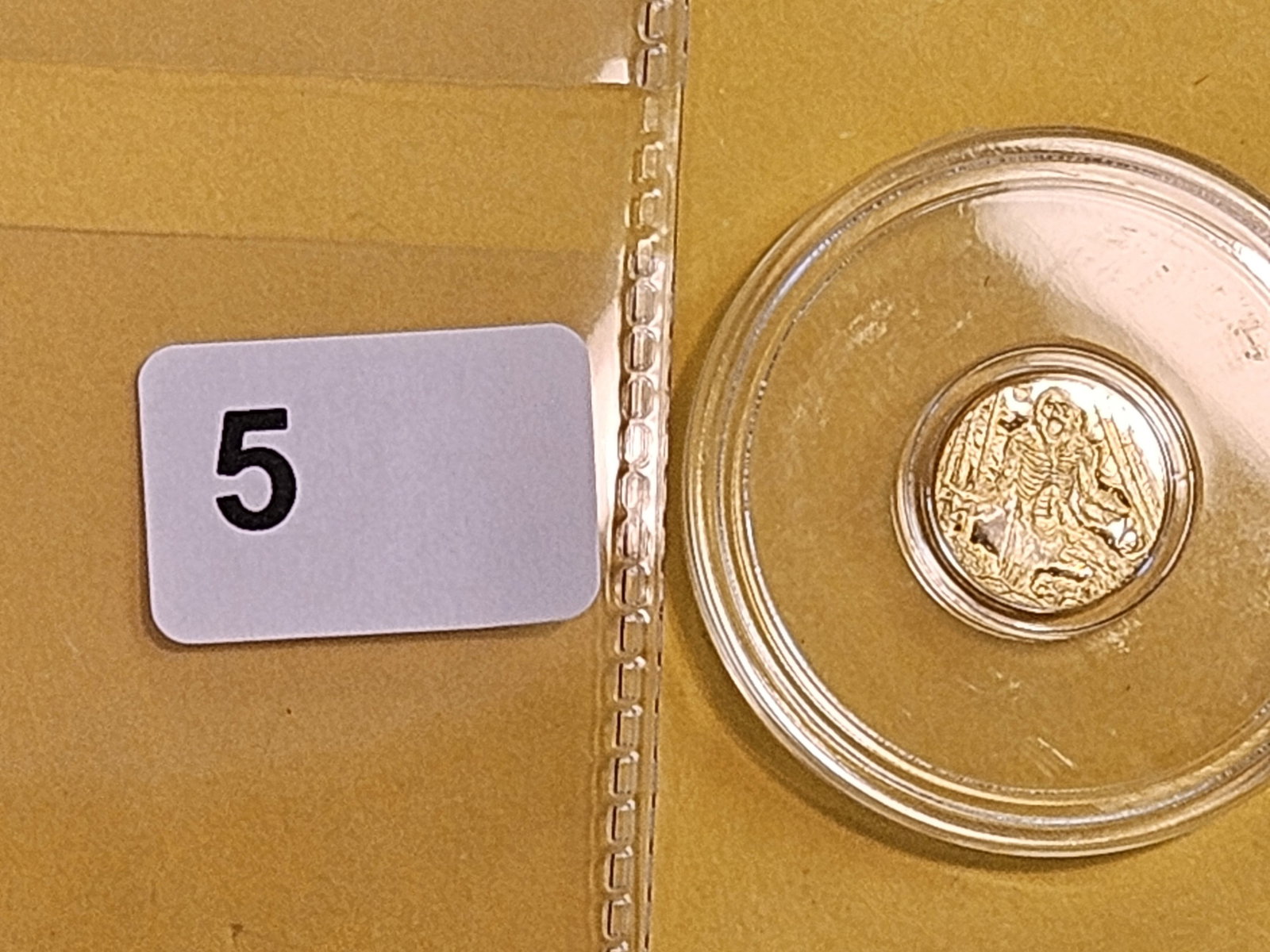 GOLD! GEM .9999 fine gold Proof Art Round - 2