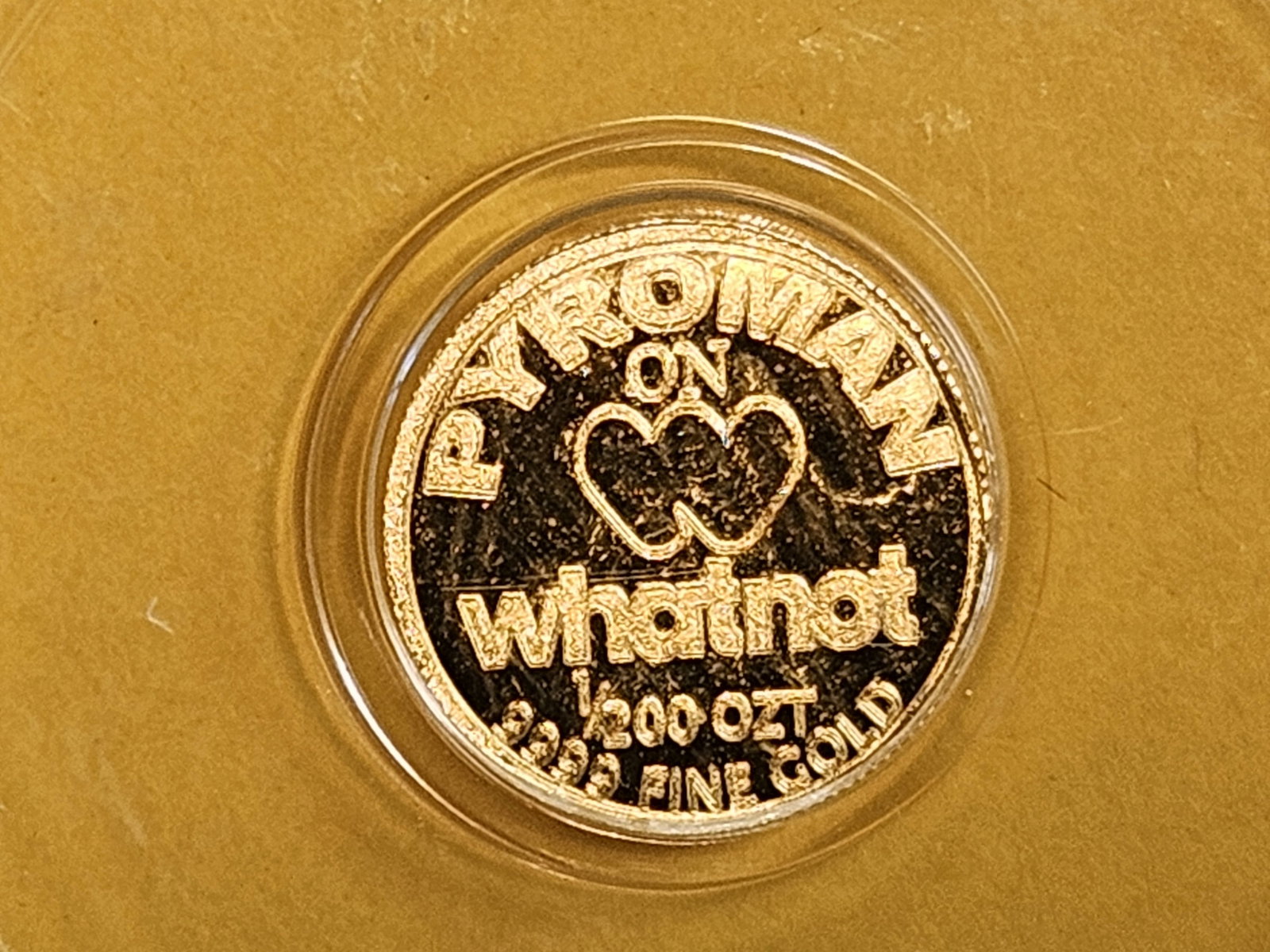 GOLD! GEM .9999 fine gold Proof Art Round - 3