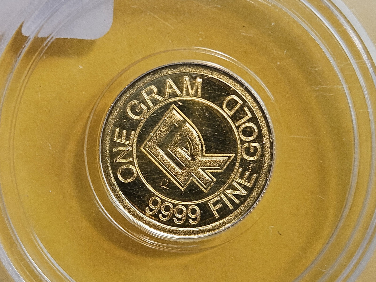 GOLD! PERFECT! ICG Gold one Gram .9999 fine round in Mint State 70 Prooflike - 4
