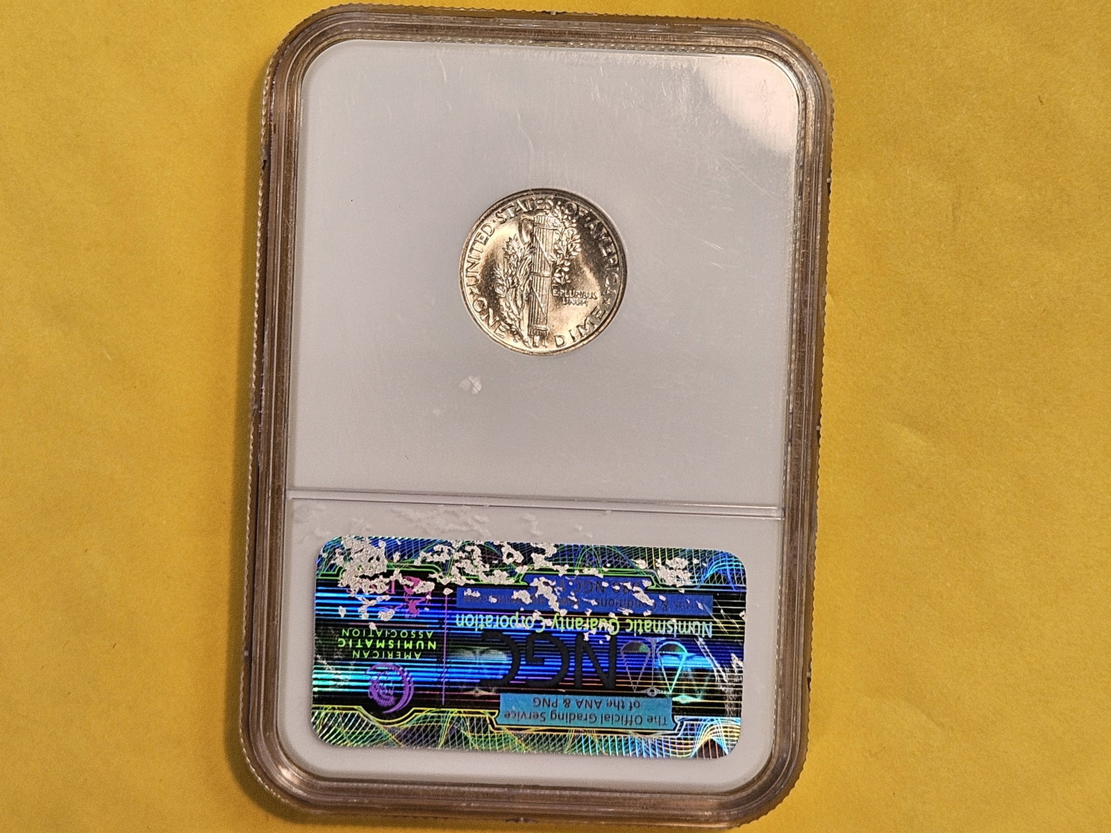GEM! NGC 1943-S Mercury Dime in Mint State 66 FB - 3