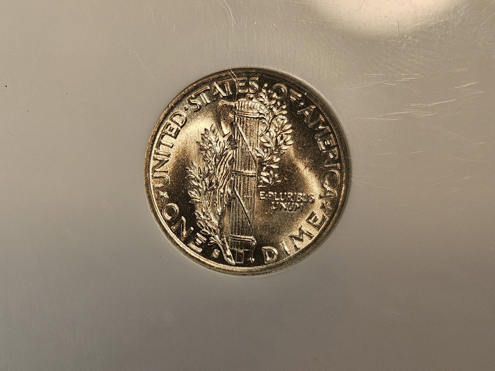 GEM! NGC 1943-S Mercury Dime in Mint State 66 FB - 4