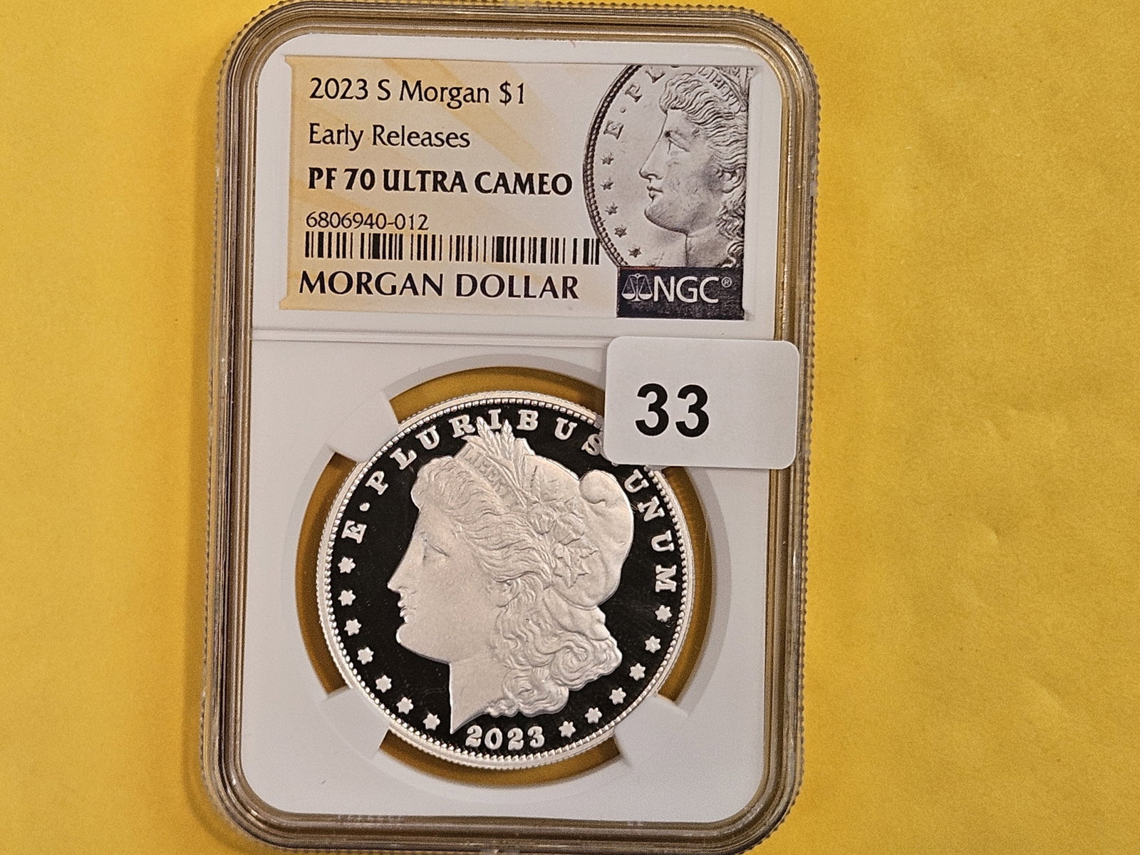 * PERFECT! NGC 2023-S Morgan Silver Dollar in Proof 70 Ultra Cameo - 2