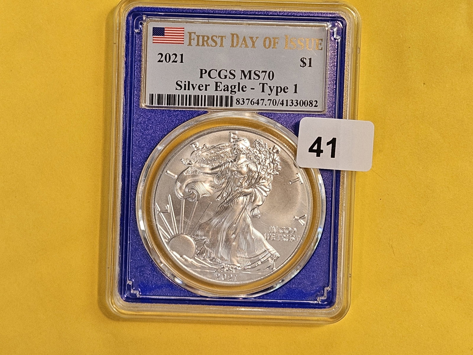 PERFECT! PCGS 2021 American Silver Eagle in Mint State 70: Perfect Grade