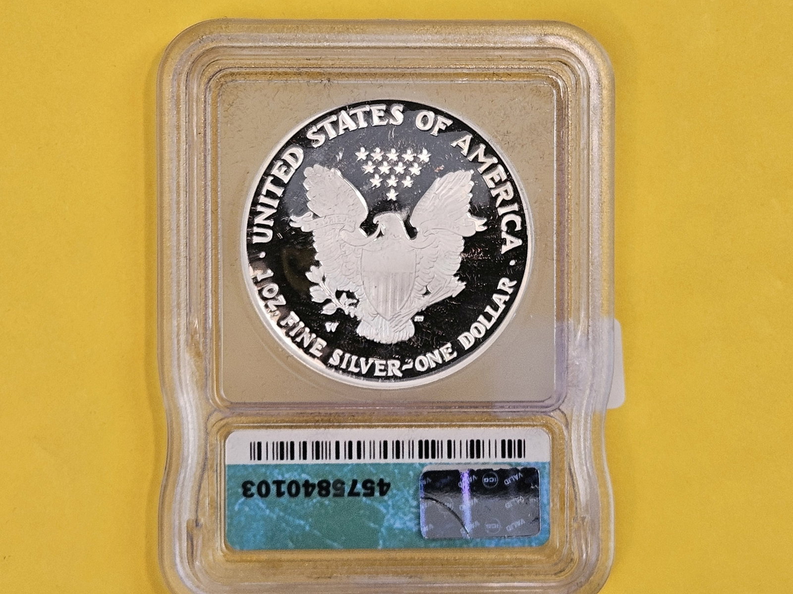 ICG 2006-W American Silver Eagle in Proof 69 Deep Cameo - 2
