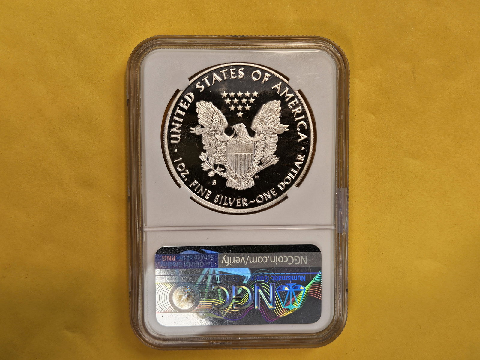 NGC 2018-S American Silver Eagle in Proof 69 Ultra Cameo - 2