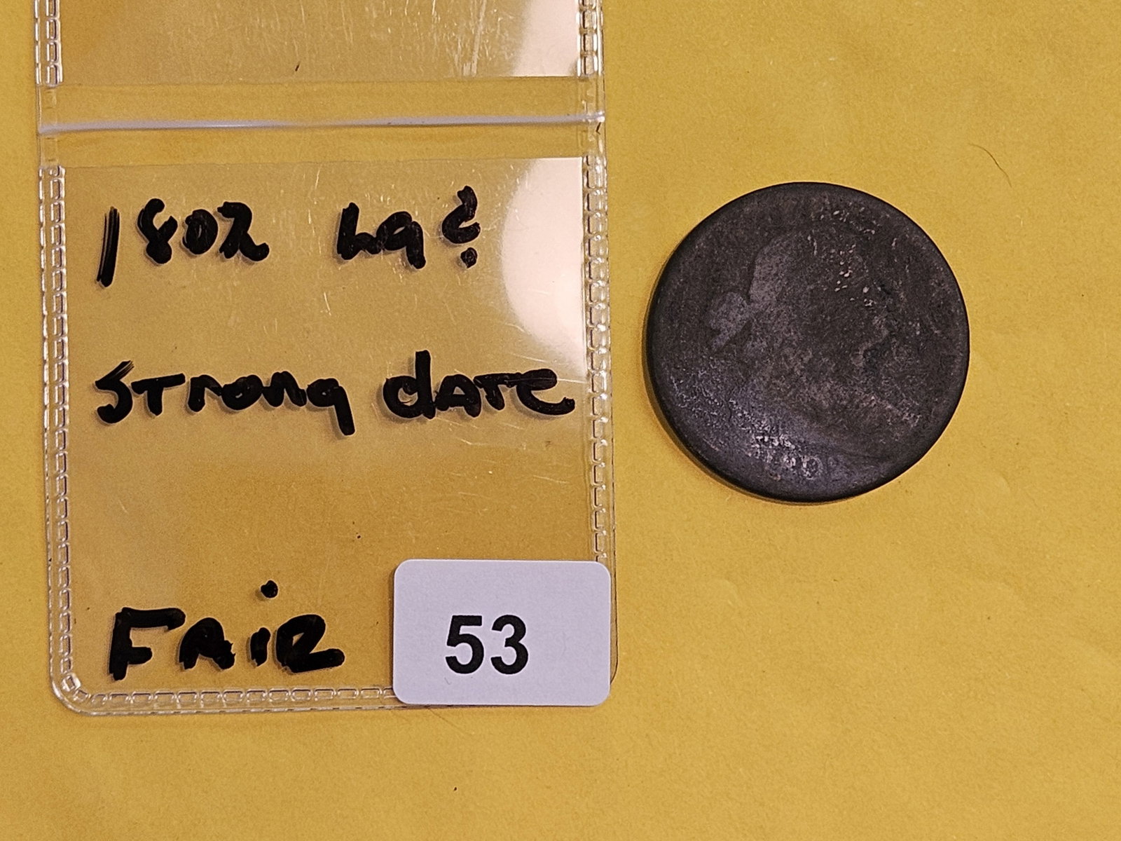 1802 Draped Bust Large Cent - 2