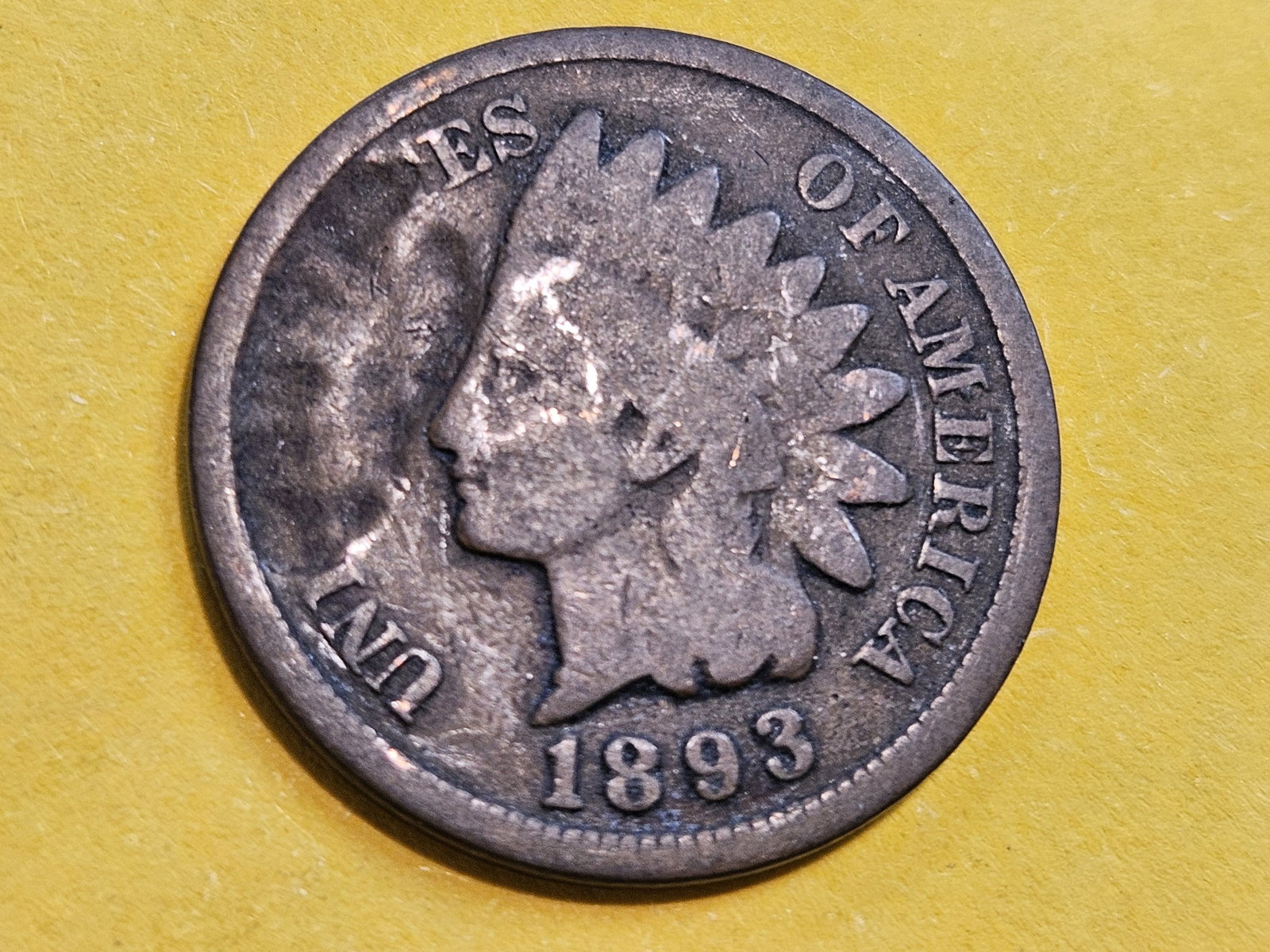 MINT ERROR! 1893 Indian Cent - 3