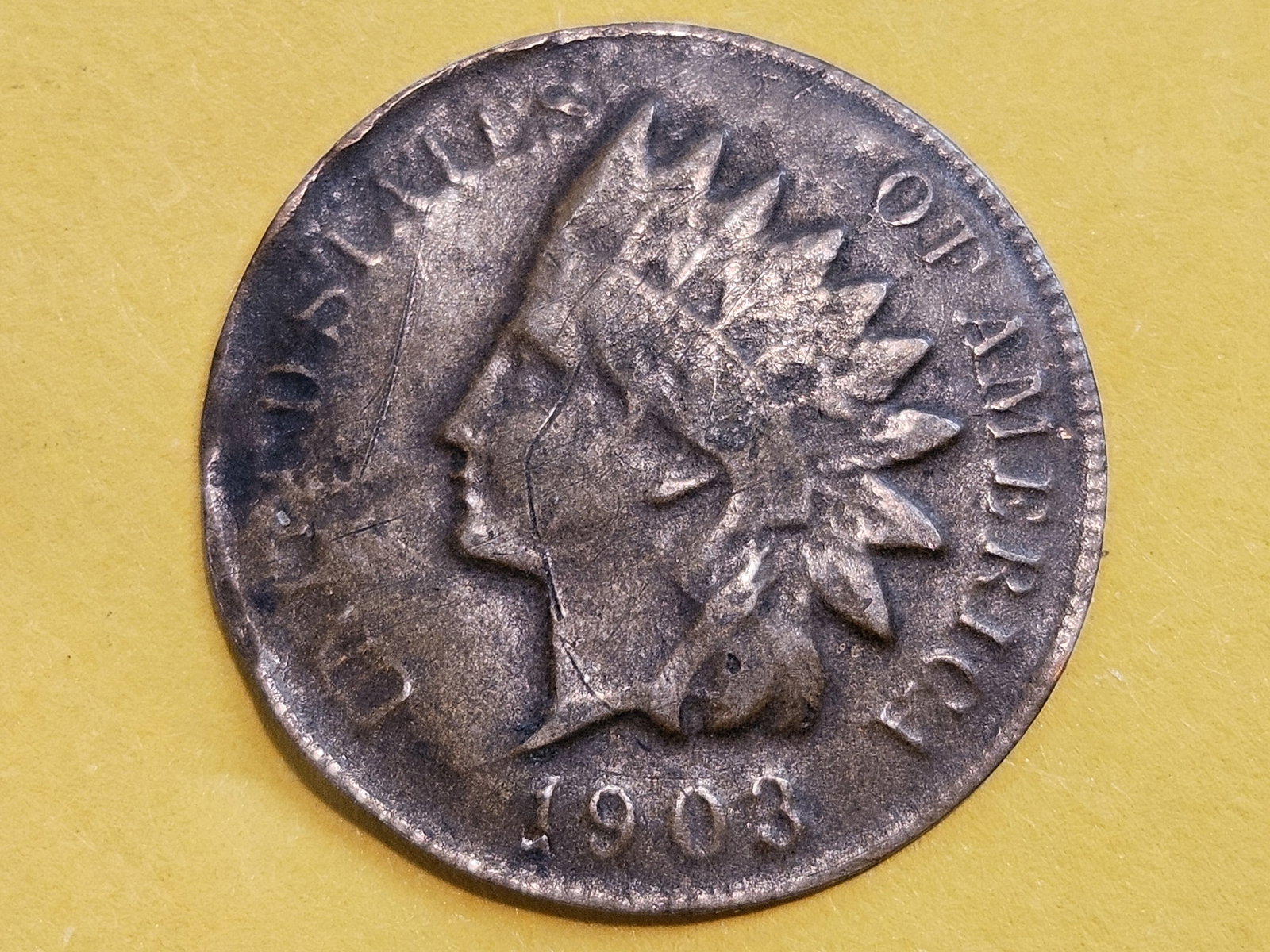 MINT ERROR! 1903 Indian cent (1 of 6)