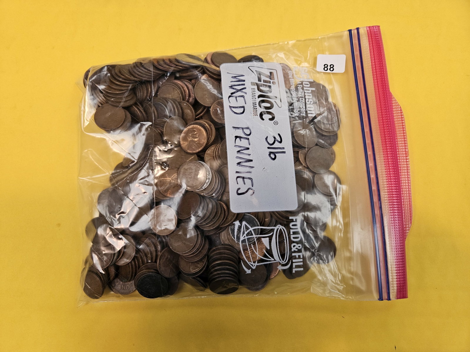 THREE pound of mixed Cents (1 of 1)