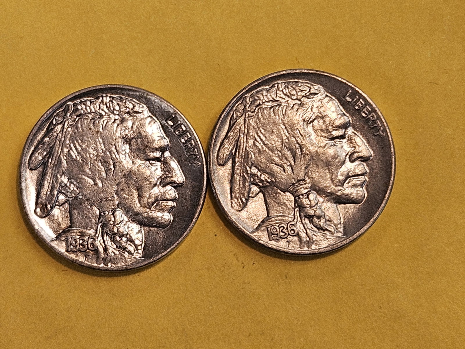 A Very Choice Brilliant Uncirculated and Brilliant About Uncirculated plus Buffalo Nickel (1 of 8)