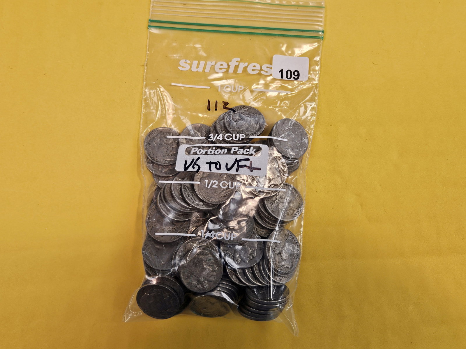 One Hundred twelve Buffalo Nickels (1 of 1)