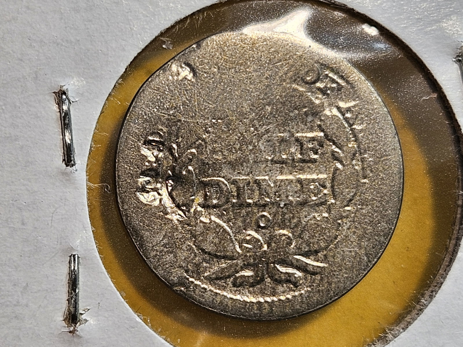 Key Date 1841-O Seated Liberty silver Half Dime - 3
