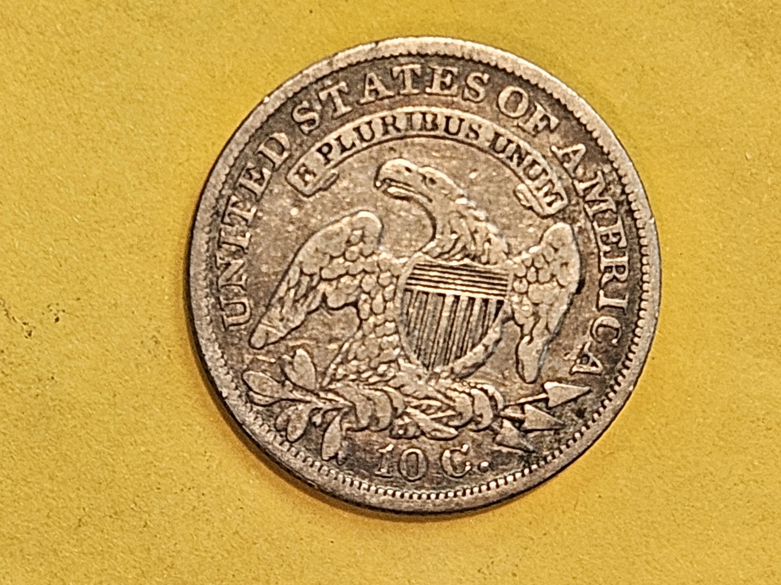 1837 Capped Bust Dime in Very Fine - 5
