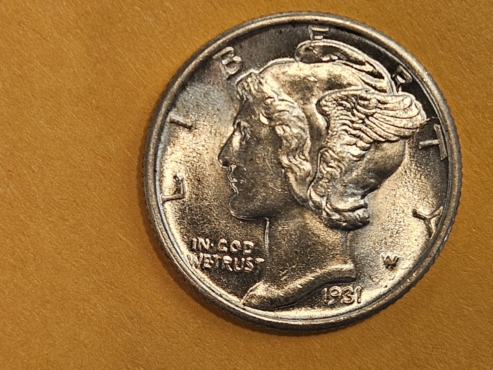 Better 1931 Mercury silver dime in GEM Brilliant Uncirculated (1 of 7)