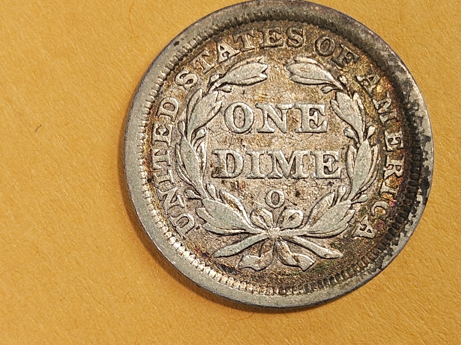 1857-O Seated Liberty silver Dime in Very Fine - 3