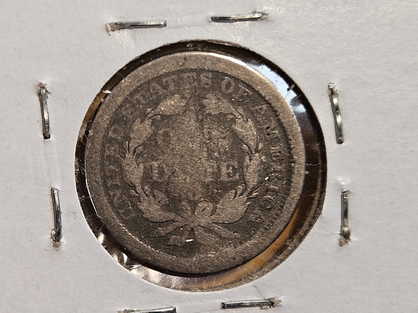 Better date 1842-O Seated Liberty silver dime - 3