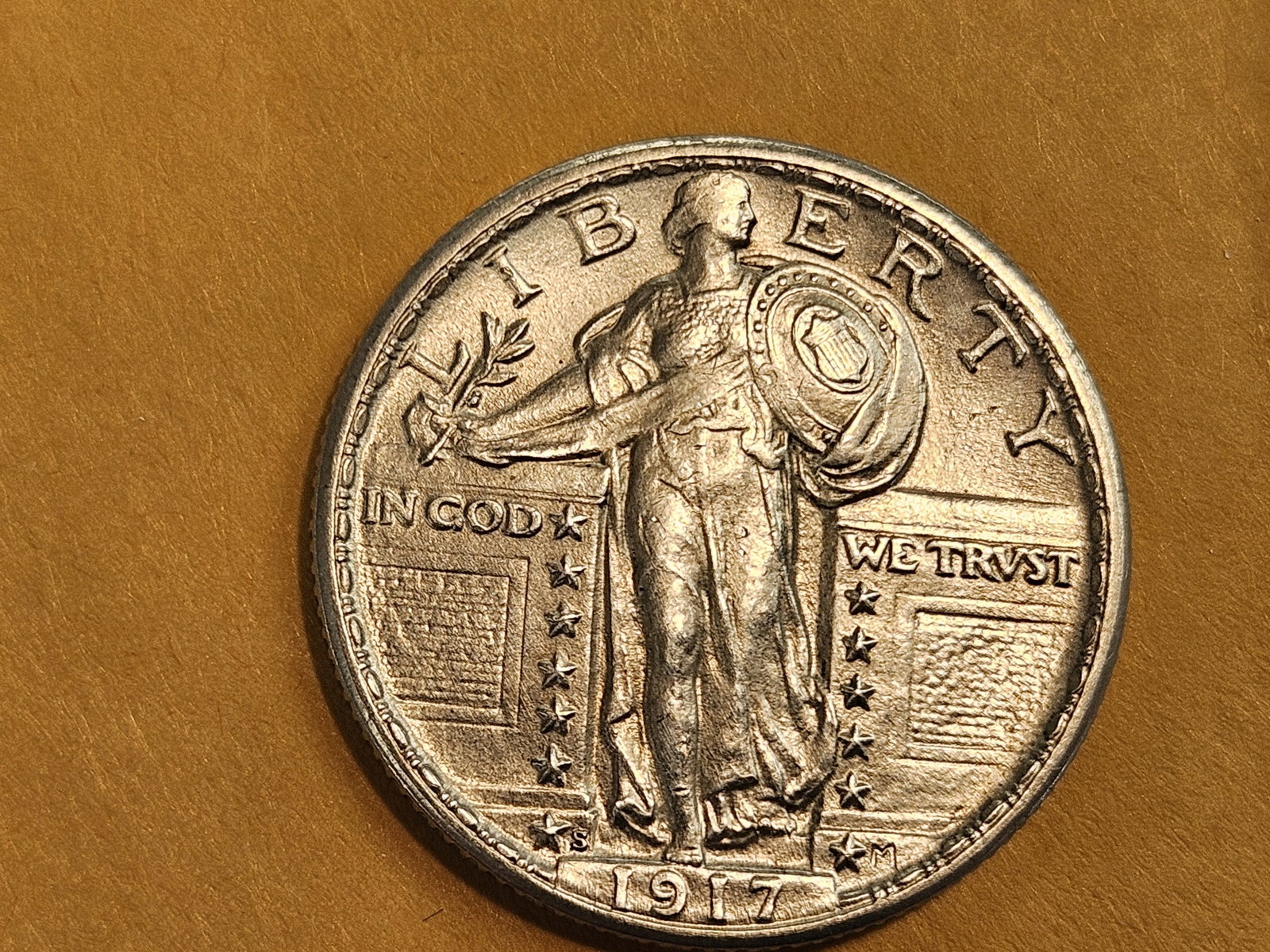 * 1917-S Type 2 Standing Liberty Quarter (1 of 8)