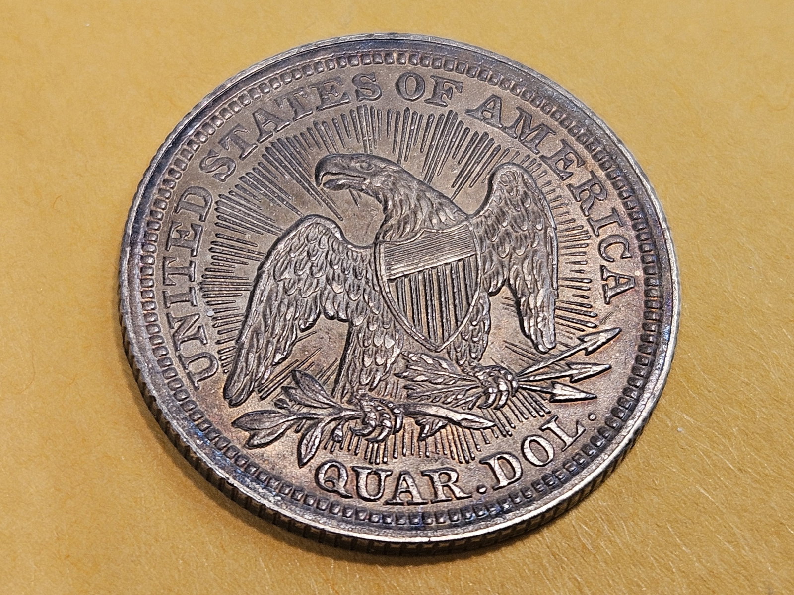 ** Choice Uncirculated 1853 With Arrows Seated Liberty Quarter - 11