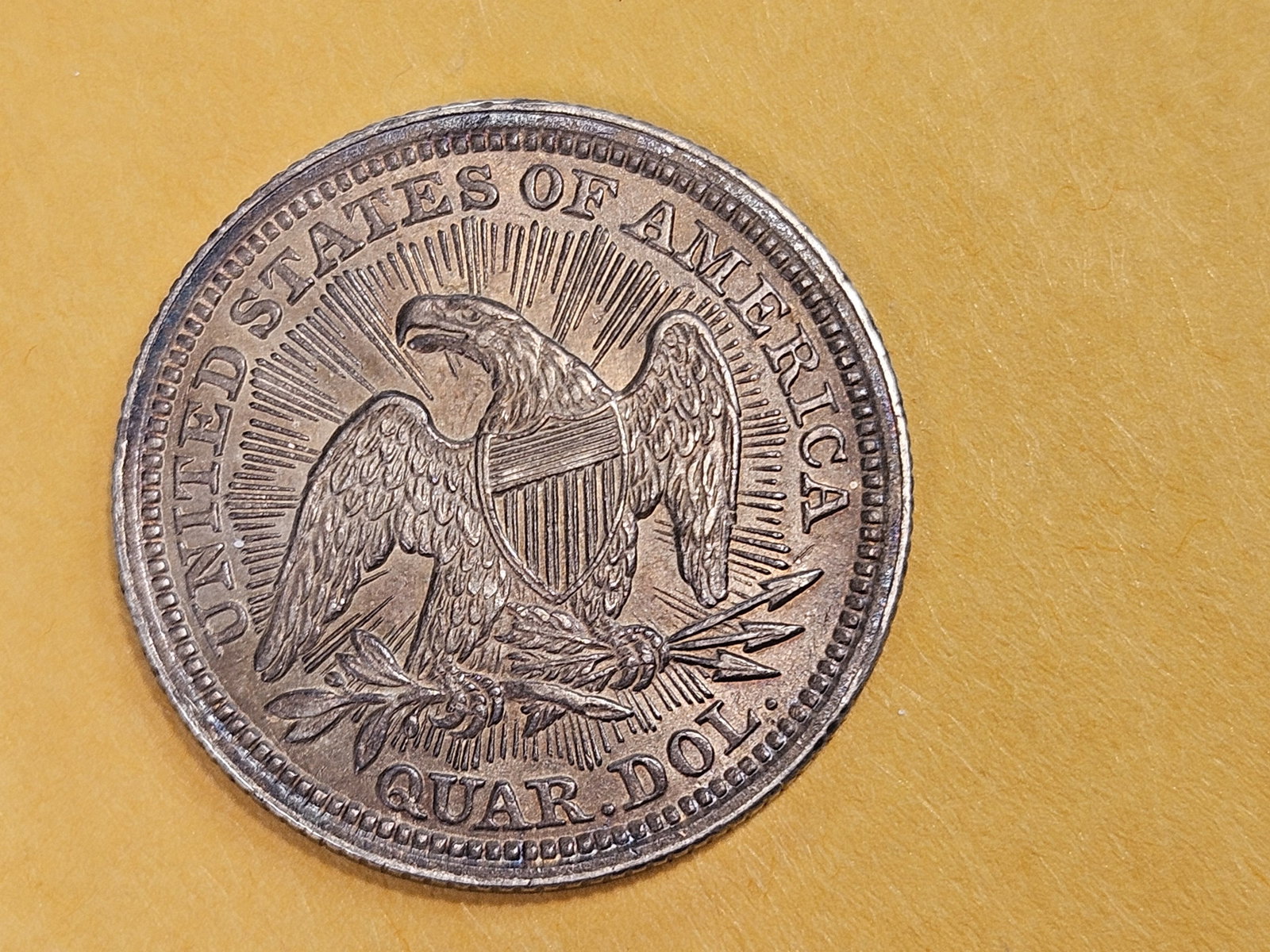 ** Choice Uncirculated 1853 With Arrows Seated Liberty Quarter - 14