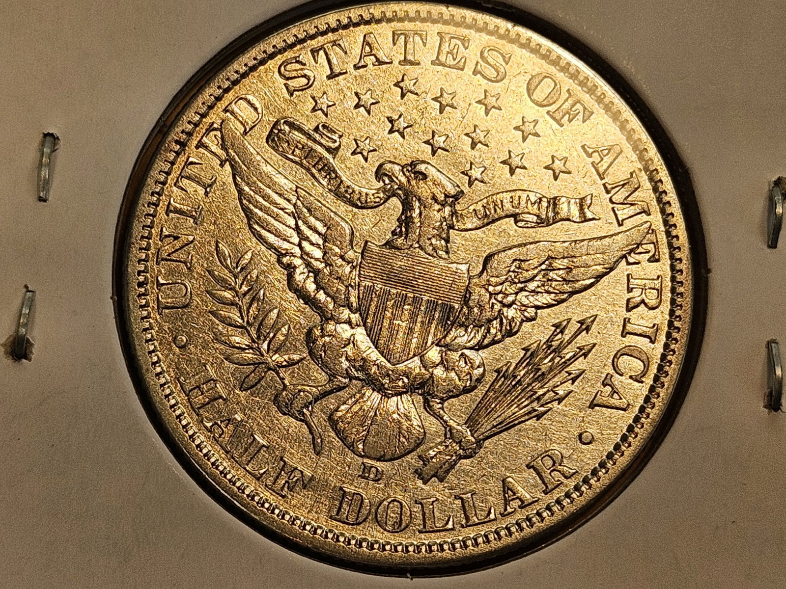1906-D Barber silver Half Dollar in Very Fine plus - 3