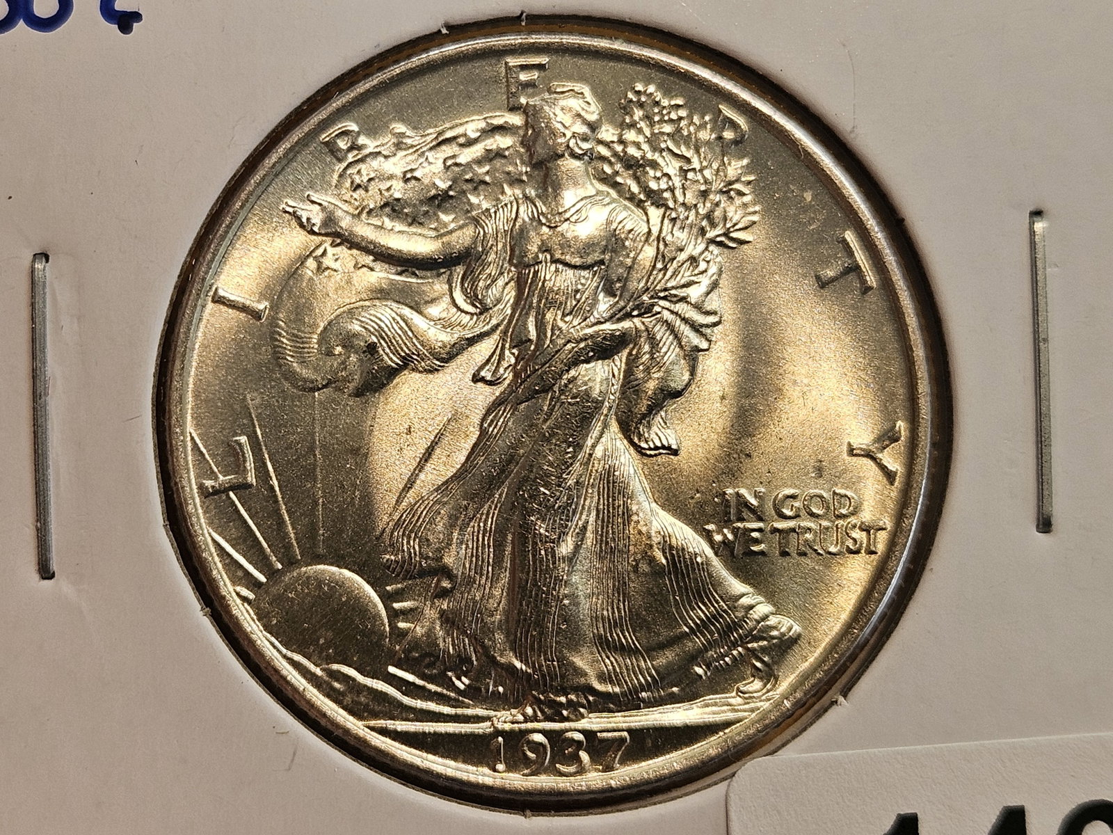 * GEM Brilliant Uncirculated 1937 Walking Liberty Half Dollar (1 of 9)