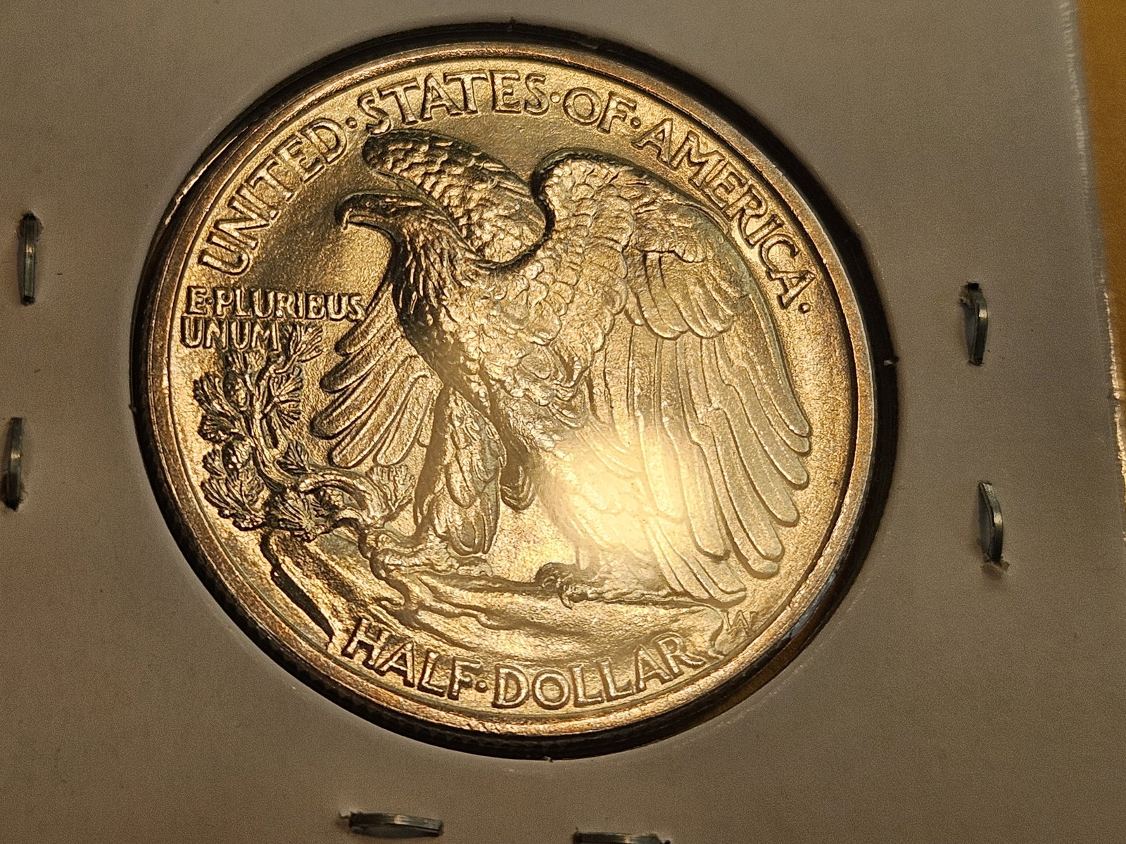 * GEM Brilliant Uncirculated 1937 Walking Liberty Half Dollar - 7
