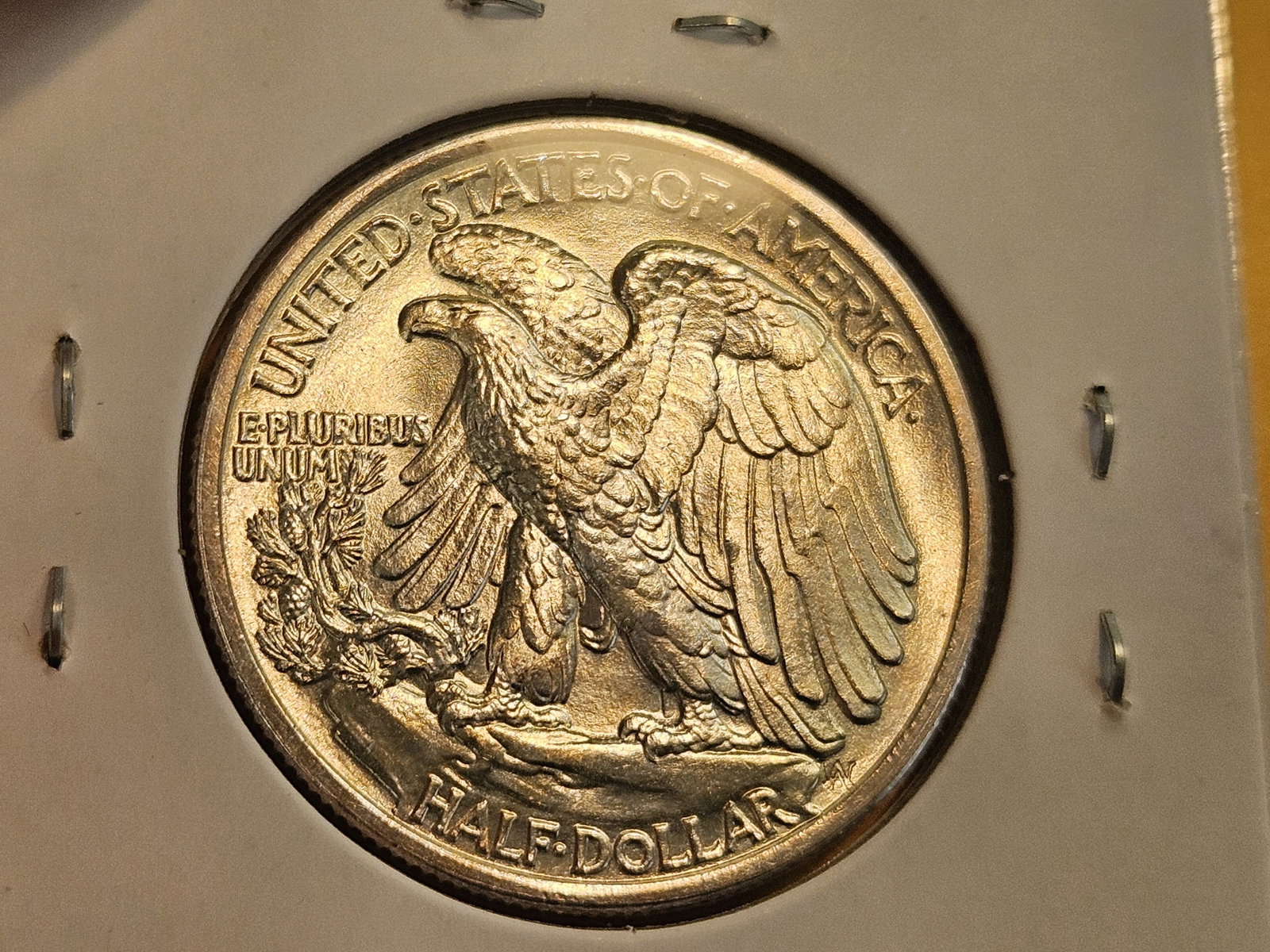 * GEM Brilliant Uncirculated 1937 Walking Liberty Half Dollar - 8