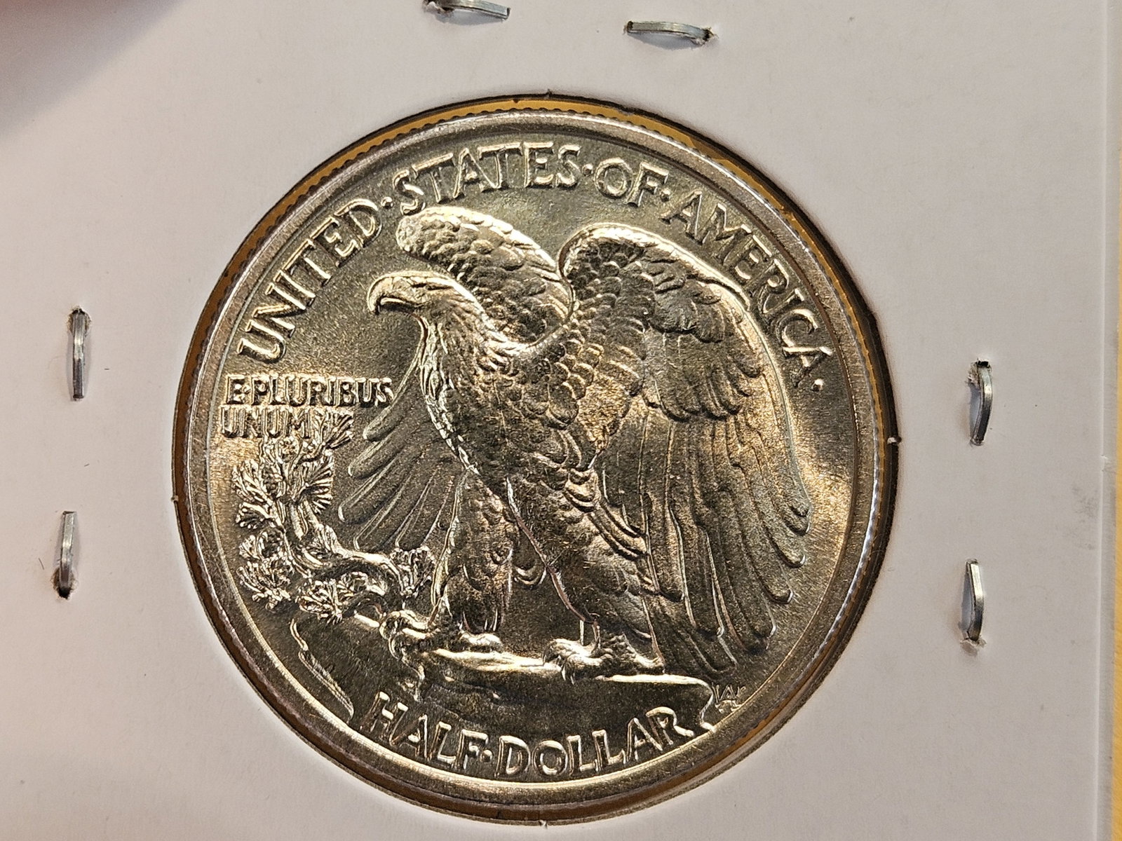 * GEM Brilliant Uncirculated 1937 Walking Liberty Half Dollar - 9