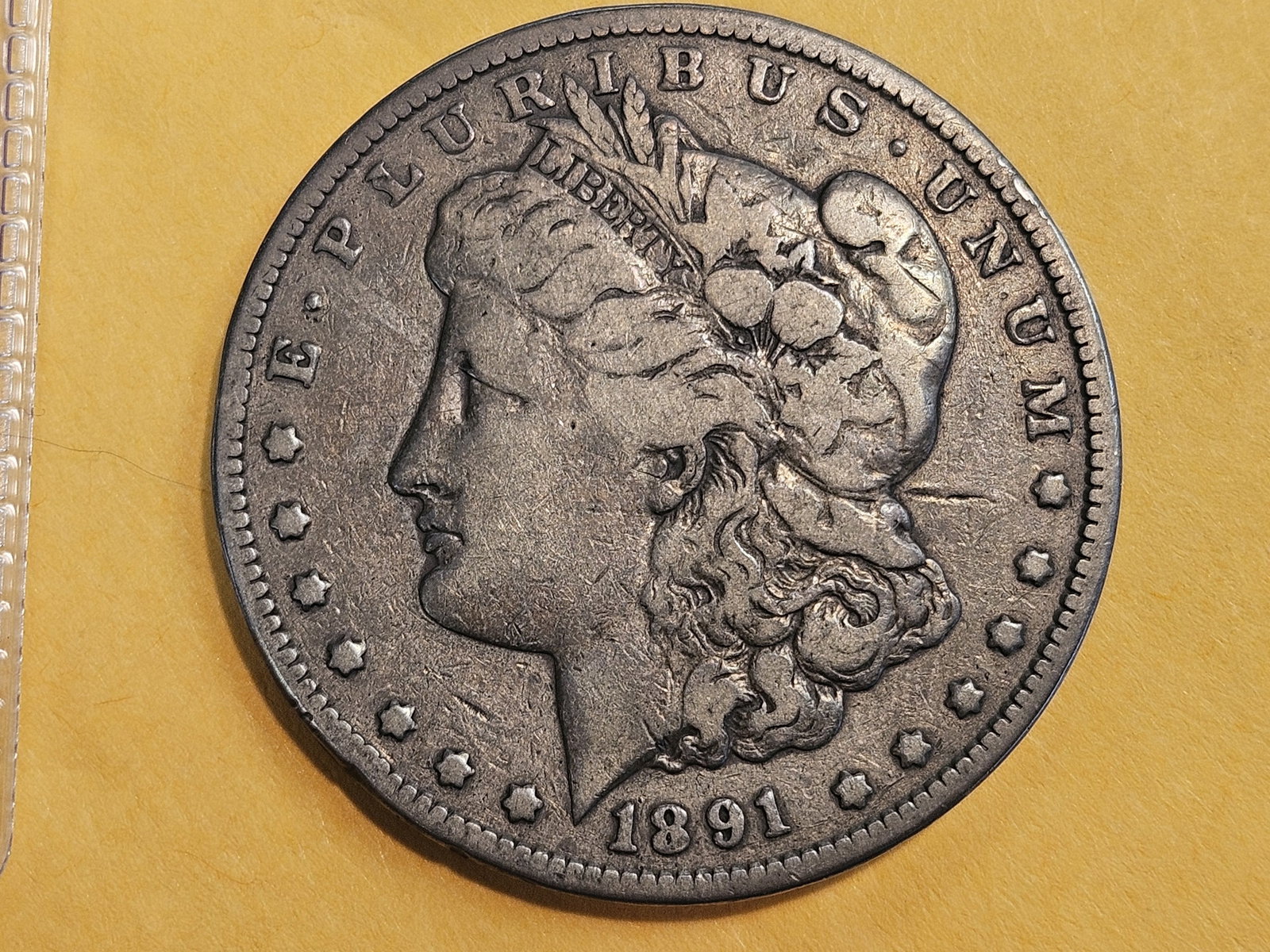 ** KEY DATE ** 1891-CC Morgan Dollar in Fine plus: KEY DATE! CARSON CITY