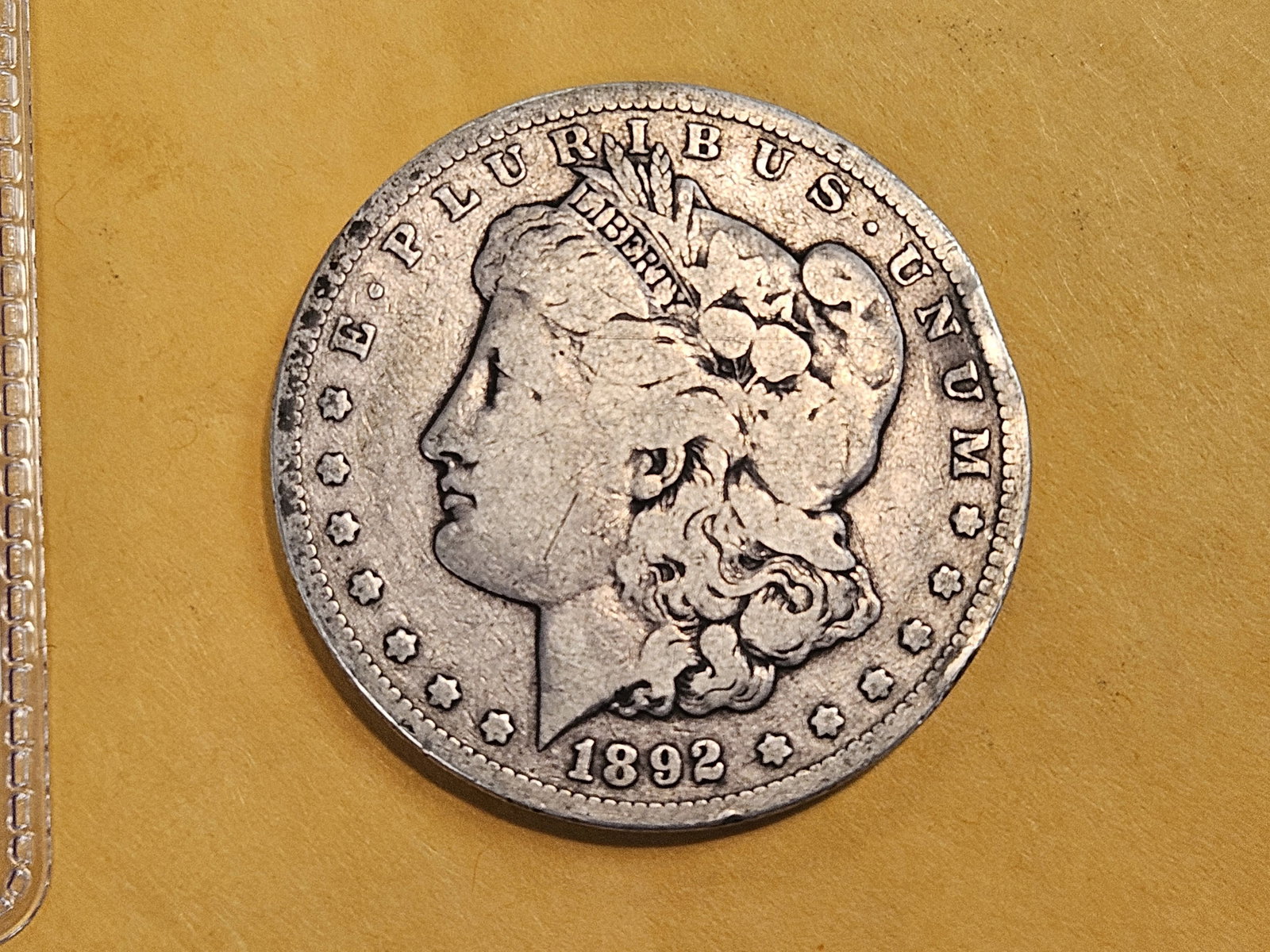 ** KEY DATE ** 1892-CC Morgan Dollar in Fine - details: KEY DATE! CARSON CITY